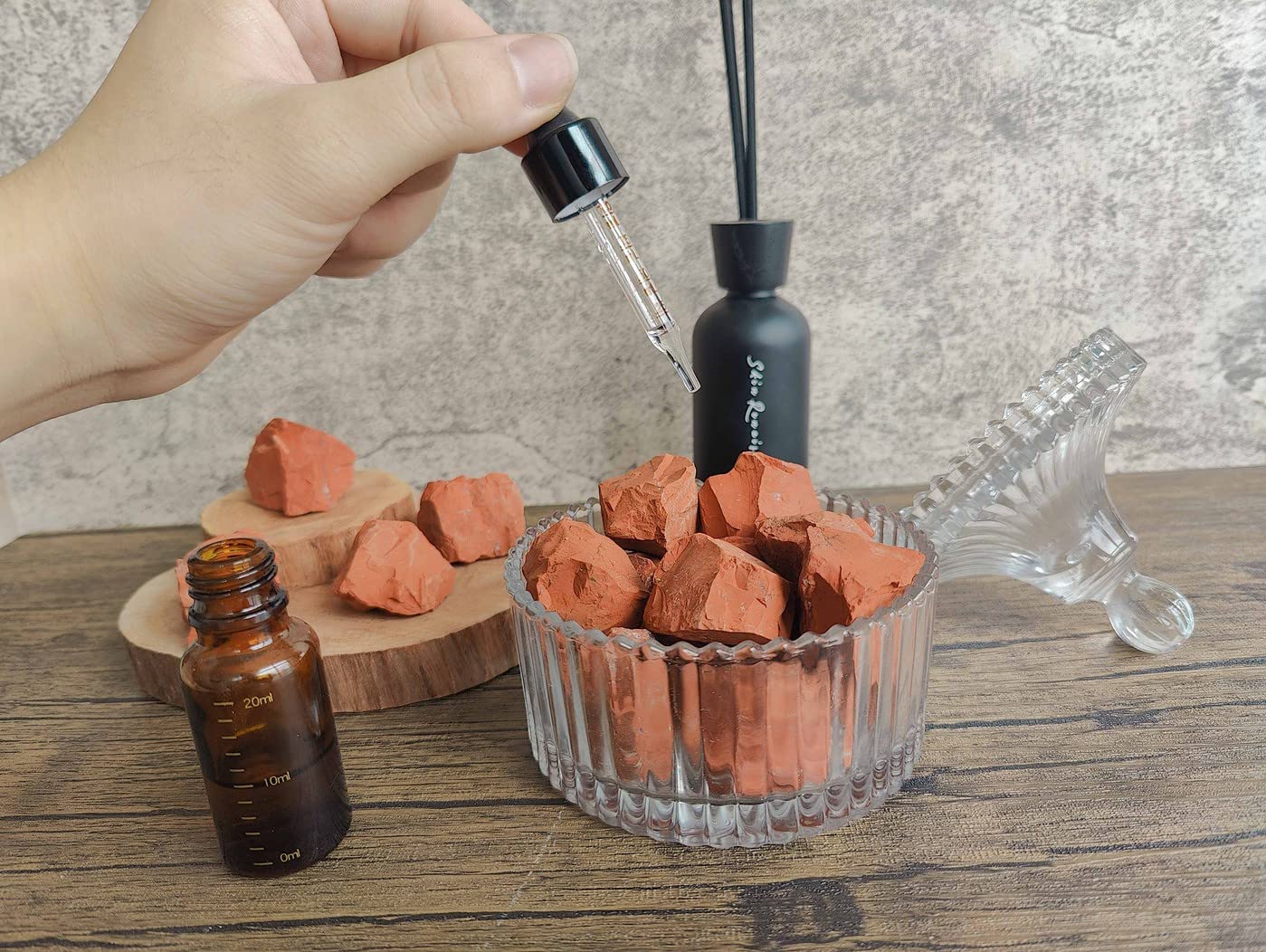 MAIBAOTA Natural Red Jasper Stone Raw Crystals Bulk Healing Crystal Stones 1" Raw Rough Gemstones Rocks for Tumbling Polishing Cutting