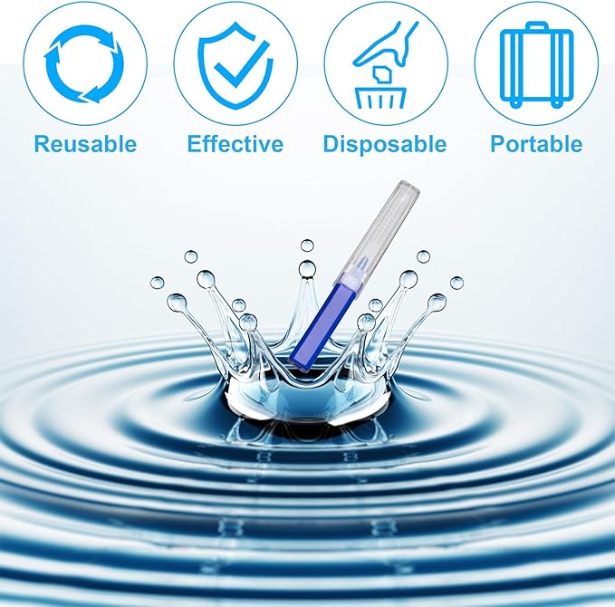 B Rush Interdental Advanced Fancy Brush for Braces, Oral Teeth Cleaning, Dental Disposable Soft Flossing Brushpicks Removes Plaque, Tapered Head Reach Both Small Tight Gaps and Wide Spaces (50 Pcs)