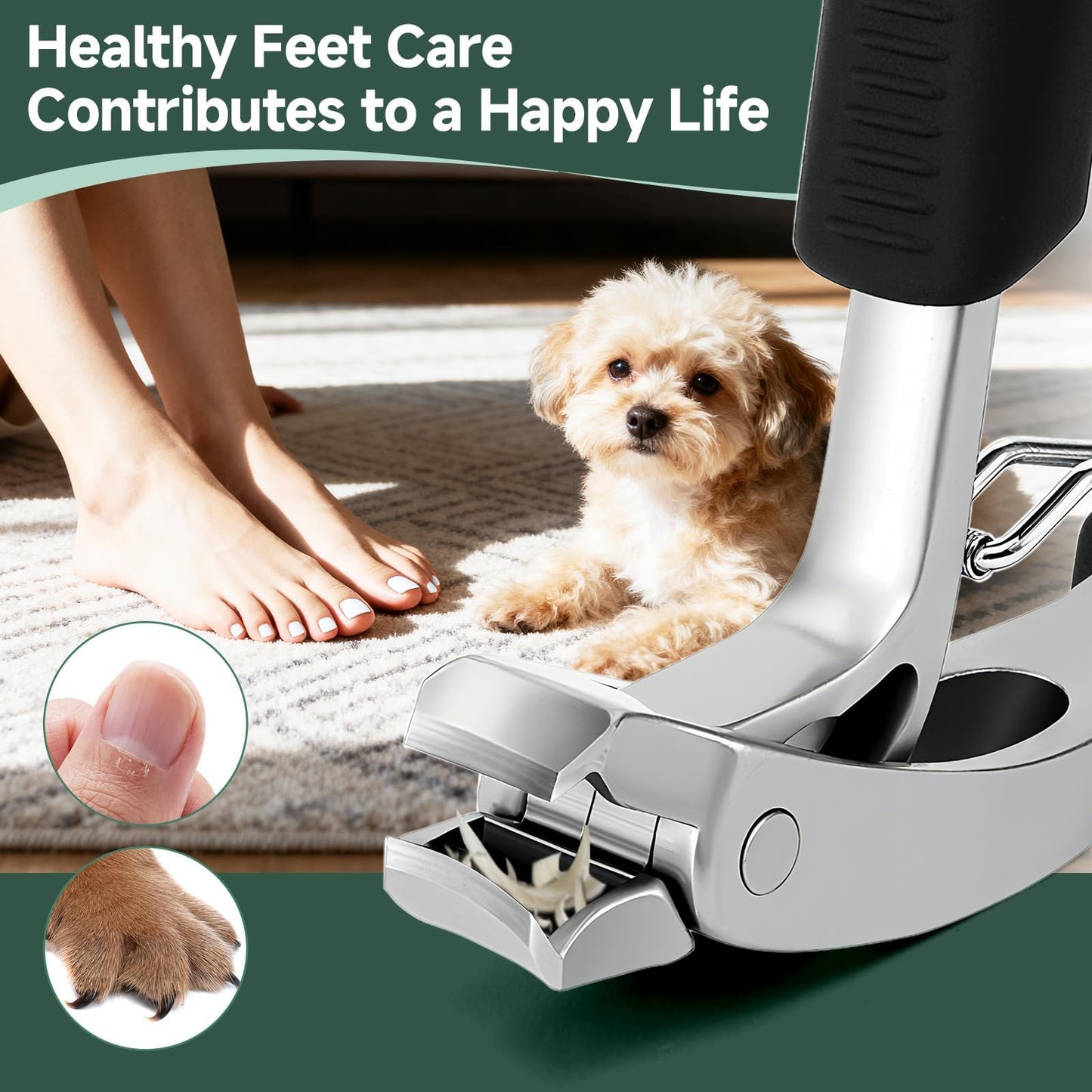Heavy Duty Toenail Clippers for Seniors, Angled Head Long Handle Nail Clipper Set for Thick Toenails, Ingrown Toenail Care Tool for Elderly Men Women