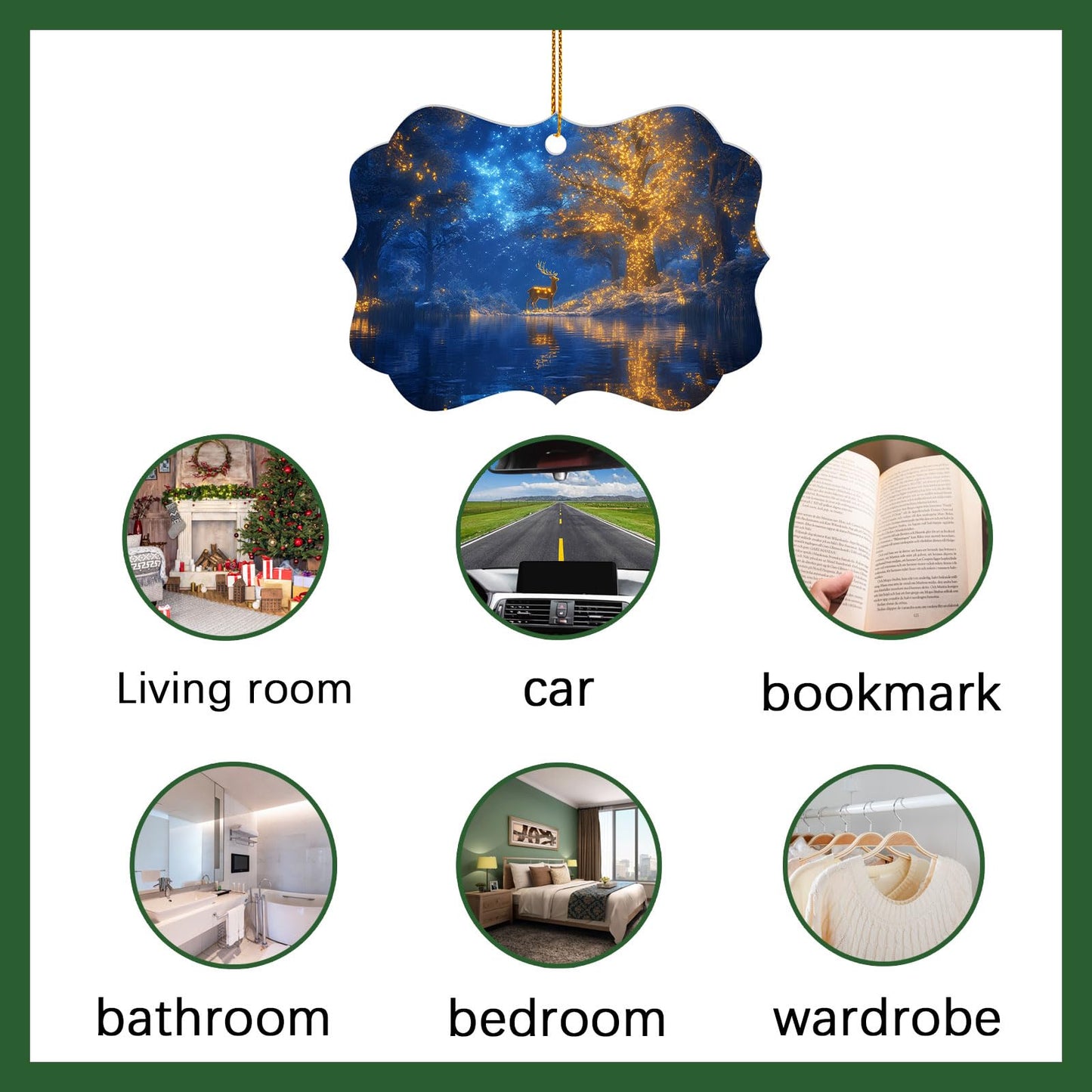 40 pcs 3.9" × 2.8" Metal Sublimation Ornament Blank,Double Sided Sublimation Ornaments,Sublimation Christmas Ornament Blanks for Christmas Tree Decor Ornaments DIY Handmade Crafts
