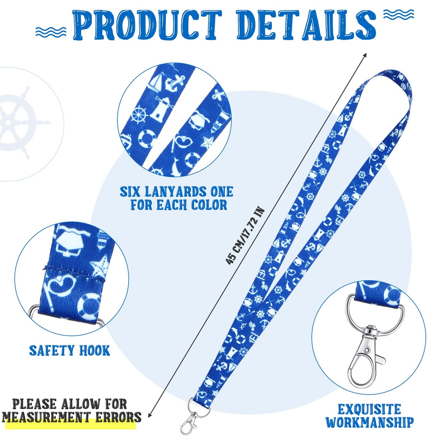 Tudomro 12 Pack Cruise Lanyard for Ship Cards Cruise Lanyards with Waterproof ID Holder Lanyard Ships Key Cards Ship Essentials Card Holder Women Men Accessories(Multicolor)