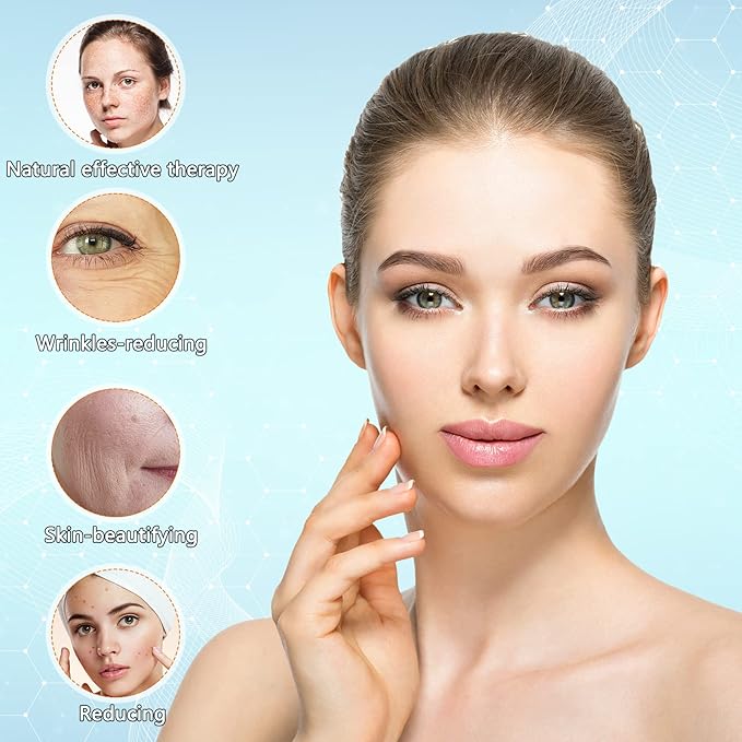 YourMate Handheld Phototherapy Device High Frequency Wand/Machine with Neon Tubes for Face Chin Neck Hair, Facial Skin Wand Machine with 4 Different Tube