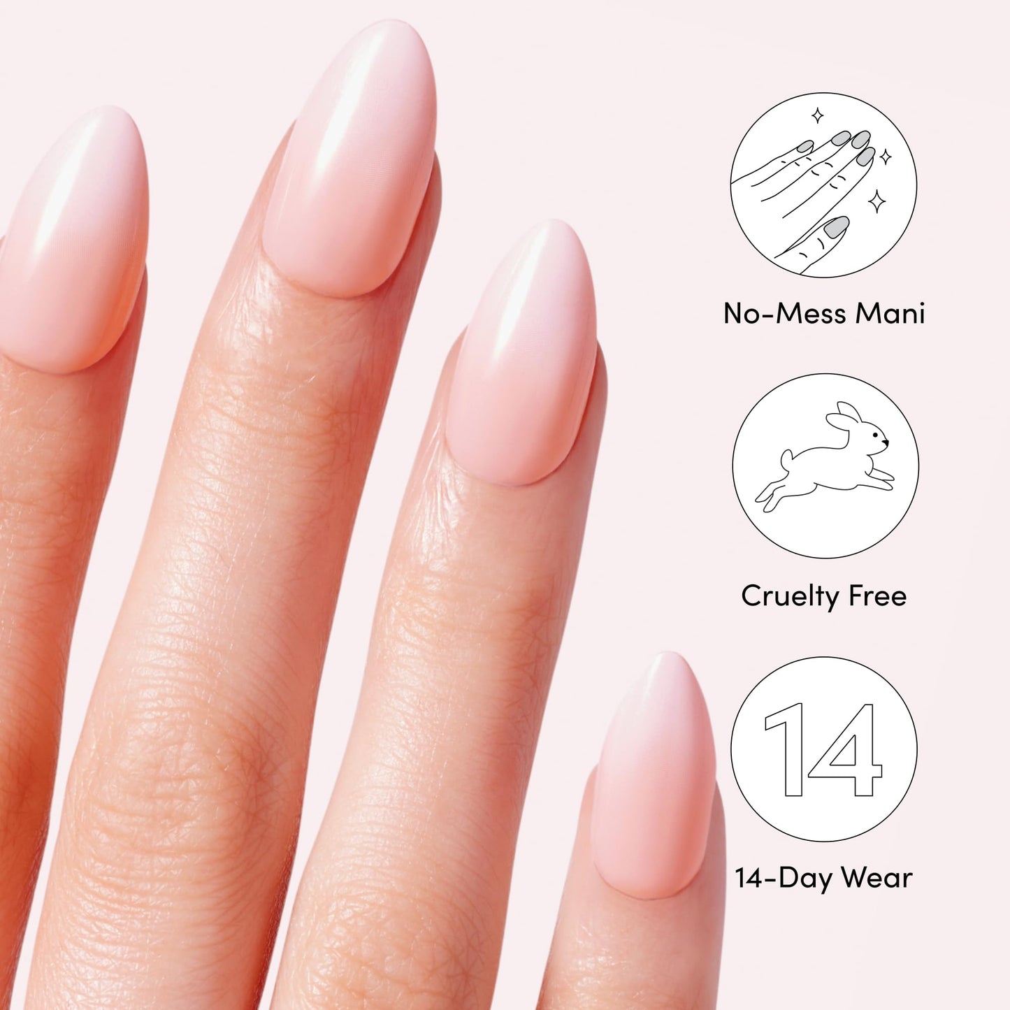 Dashing Diva Magic Press Nail Bundle - Classic Collection - Almond Shape & Stiletto Shape Press On Nails - Very Vanilla & Barely Bougie - Long Lasting Gel - Lasts Up to 7 Days - 2 Sets