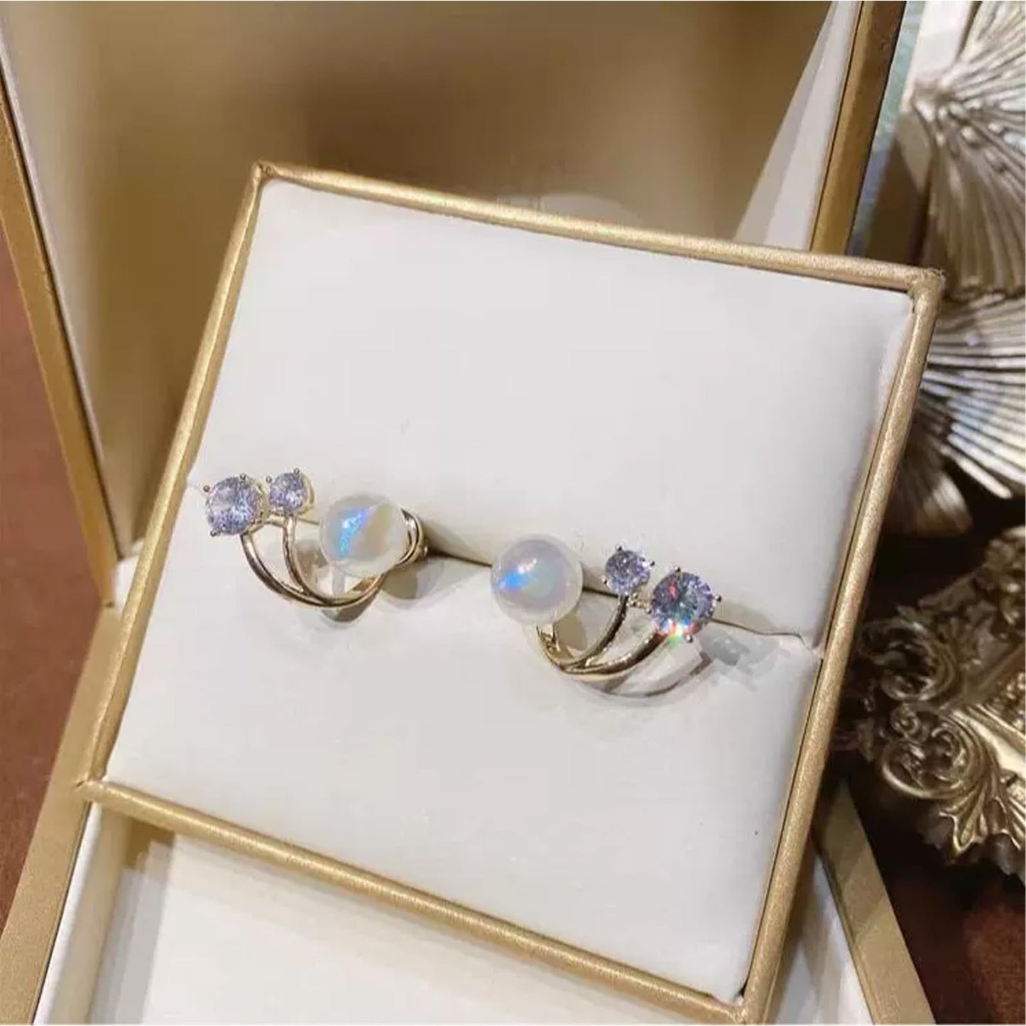 Lymphatic Earrings for Women Silver Zircon Hoop Huggie Earrings Dainty Fashion Jewelry Gifts