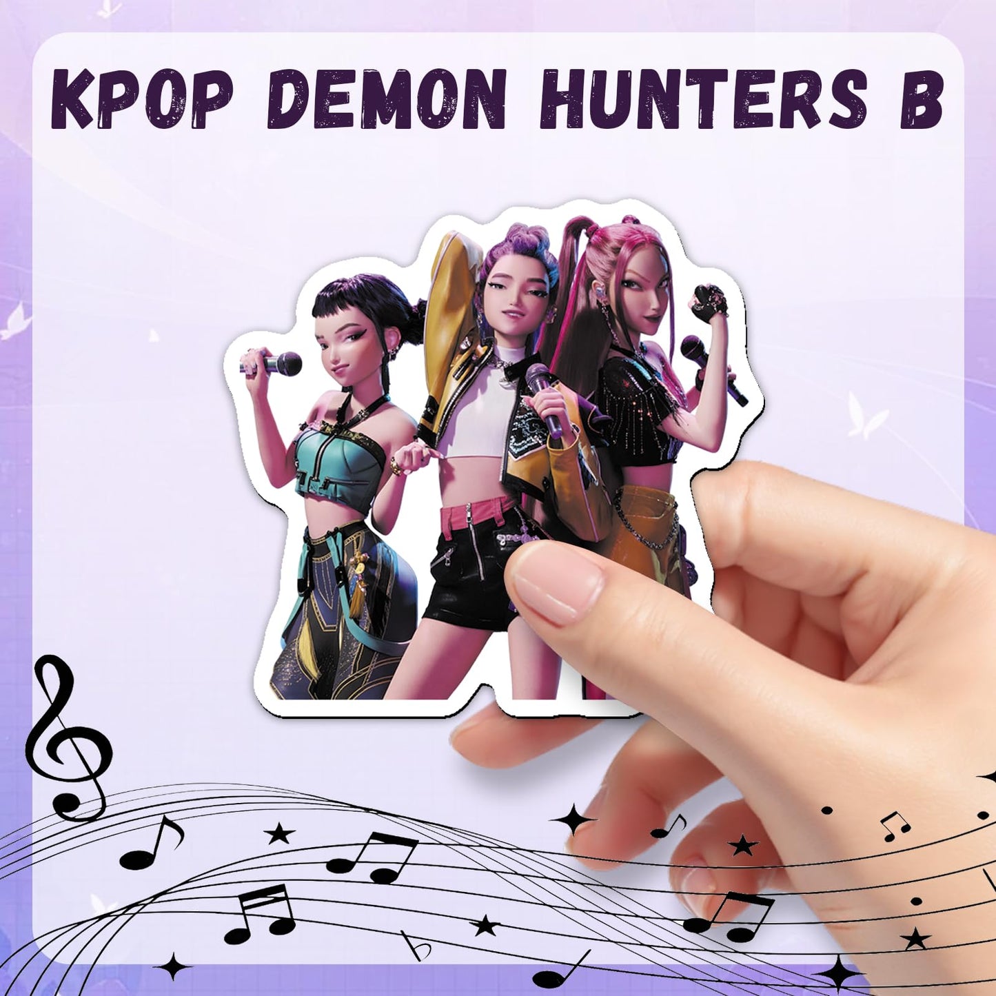 20 Pcs Funny Demon Hunters Refrigerator Magnets Reusable,Birthday Cruise Door Magnets Decorations for Happy Birthday Cabin Ship Carnival Refrigerator Office Car Accessories(PoP-B)