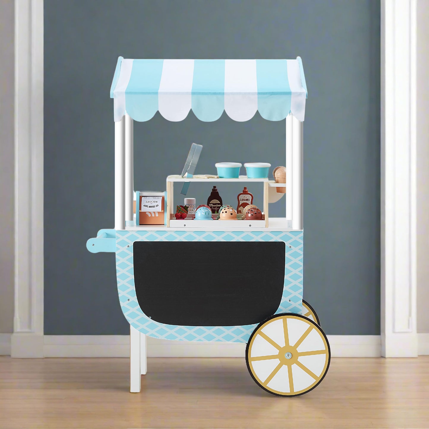 Teamson Kids - My Little Helper Ice Cream Cart