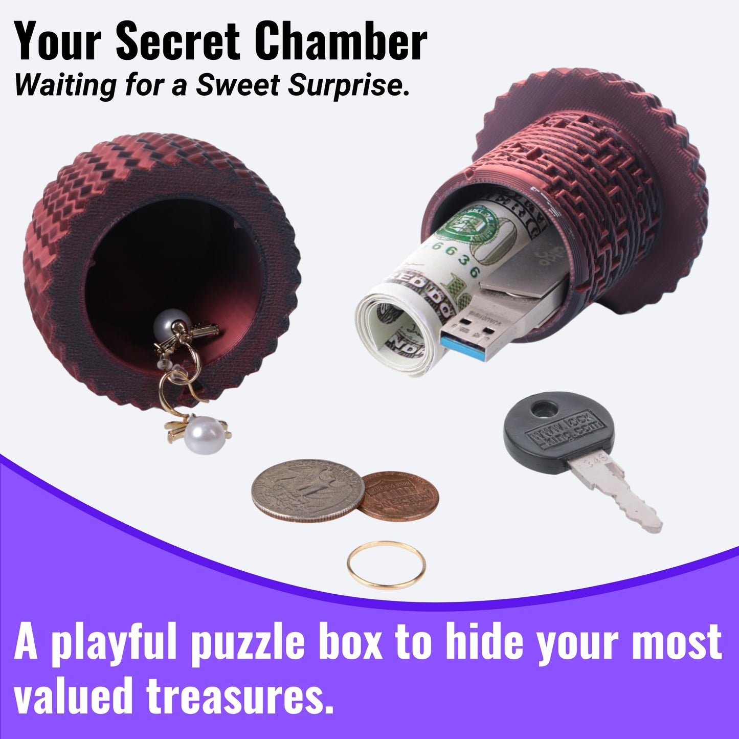 Maze Egg Money Puzzle Gift Box: Available in 4 Unique Internal Designs - Secret Cash Holder & Surprise Gift Container for Easter, Birthday, Wedding - Fun Brain Teaser Toy for Kids & Adults