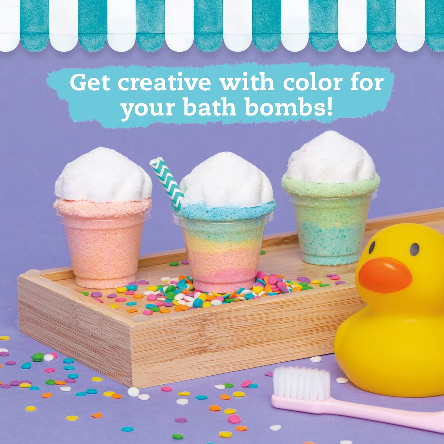 KLUTZ Bath Bomb Scented Bakery Craft Kit Small