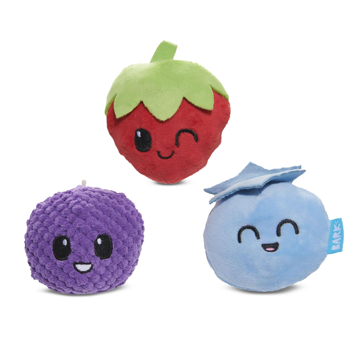 Barkbox Wild Berry Bunch Multi Part Toy for Dogs and Puppies - Small Breeds