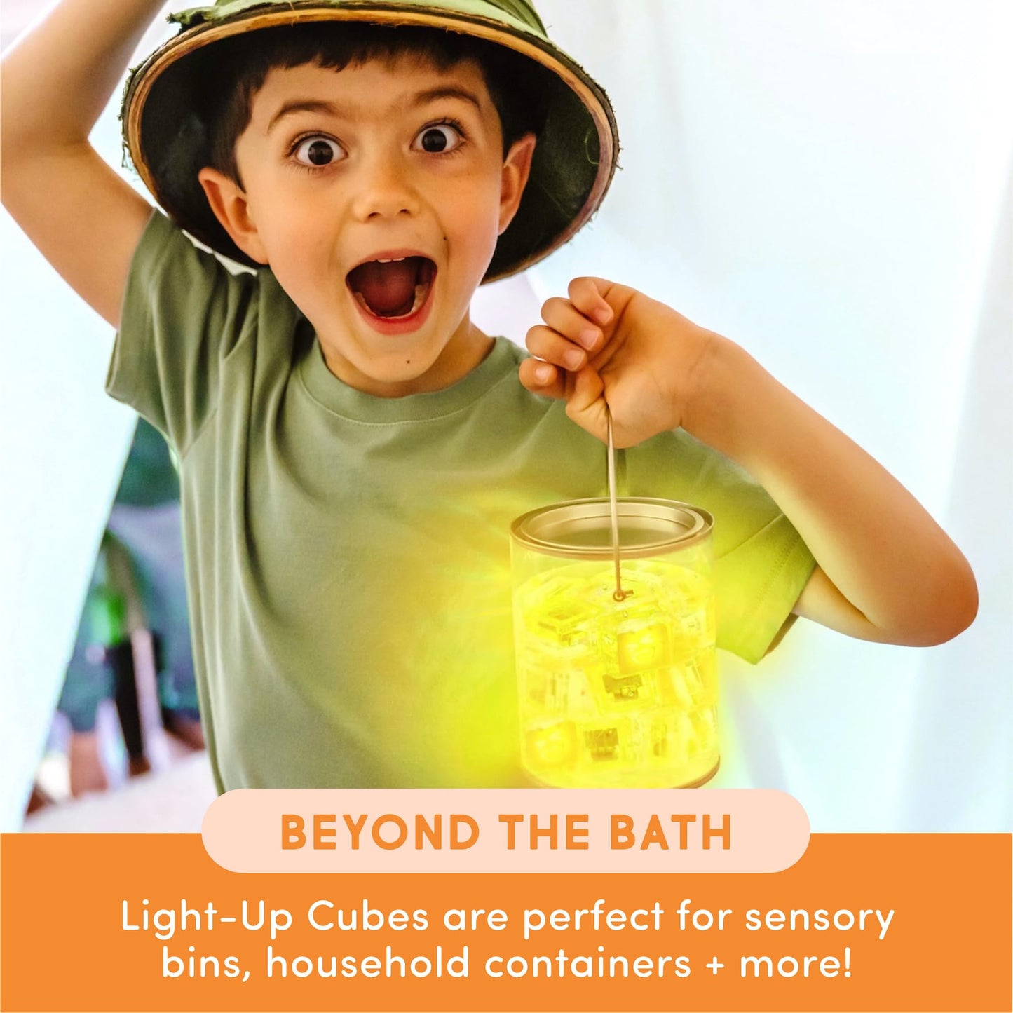 Glo Pals x Sesame Street Water-Activated Light-Up Cubes Bundle for Sensory Play - 12 Packs (Easy as A,B,C)