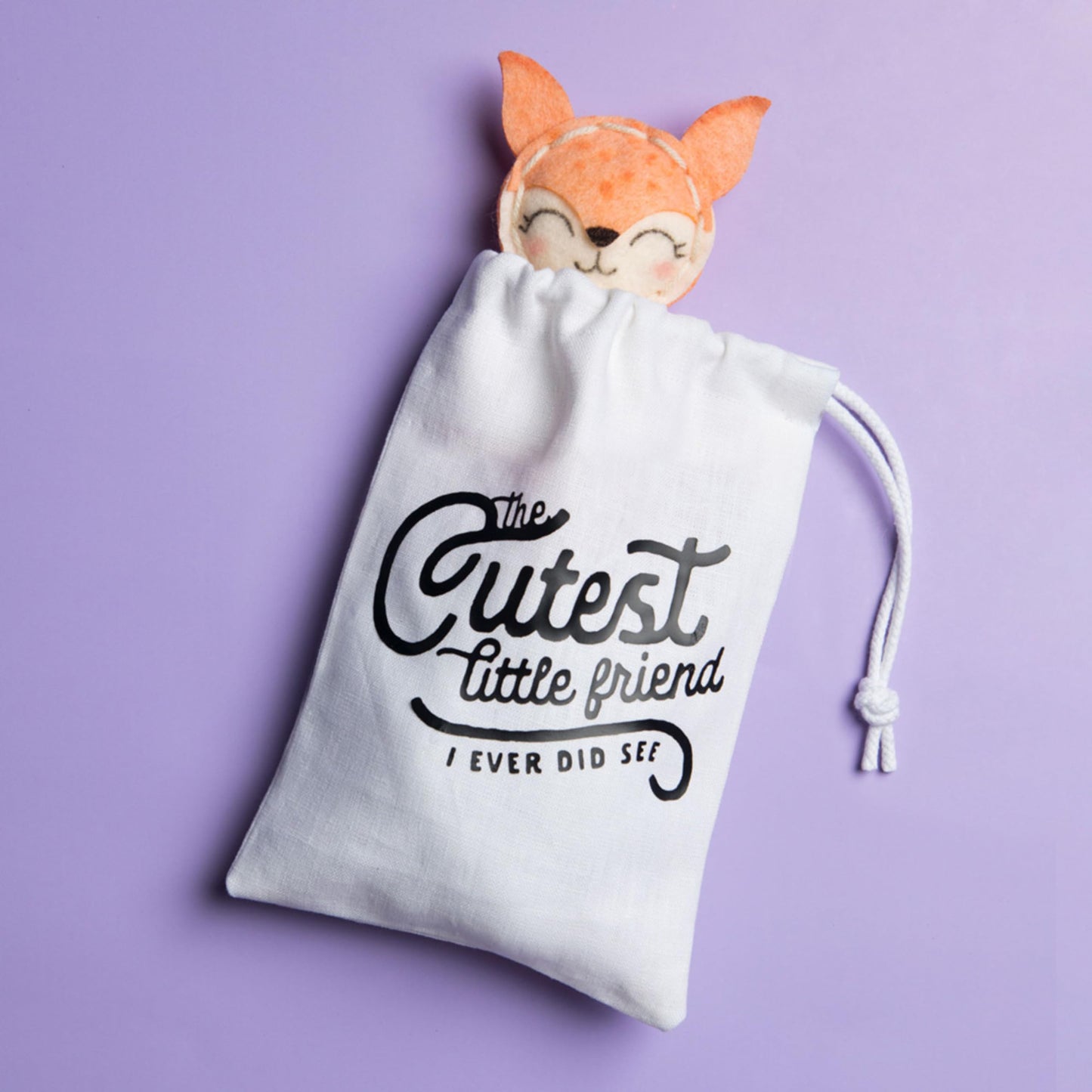 Craft-tastic – Make a Fox Friend Craft Kit – Learn to Make 1 Easy-to-Sew Stuffie with Clothes & Accessories
