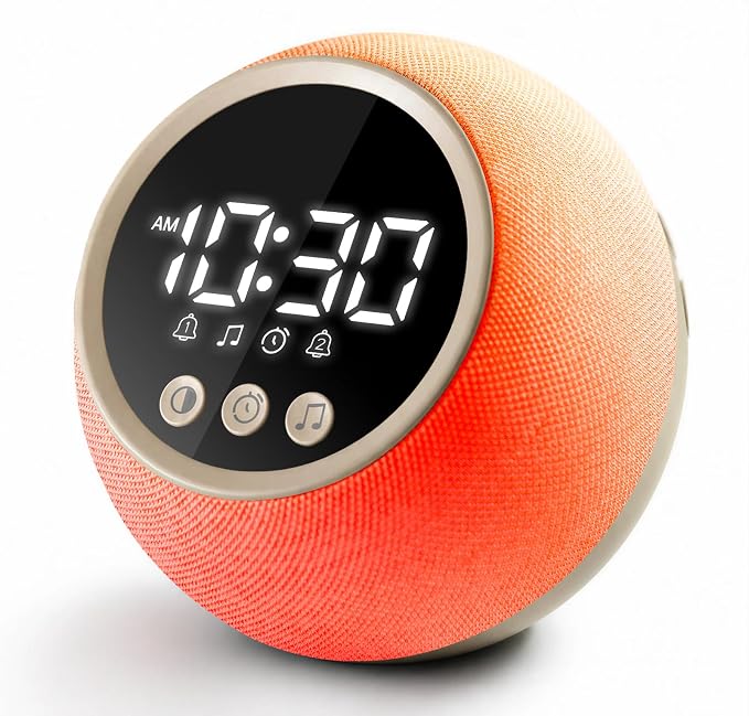 Sunrise Alarm Clock with Sound Machine, Wake Up Light, Dual Alarms
