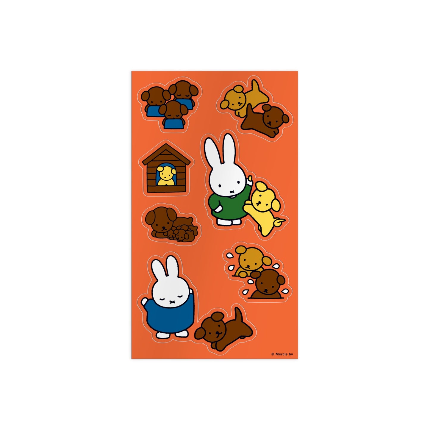 Galison Miffy Sticker Tin – 22 Pages of Miffy Stickers and 2 Pages of Puffy Miffy Stickers