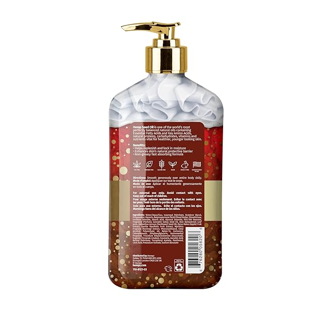 Hempz Limited Edition Apple Cider & Nutmeg Herbal Body Lotion, for men or women, vegan and gluten free, 17 oz