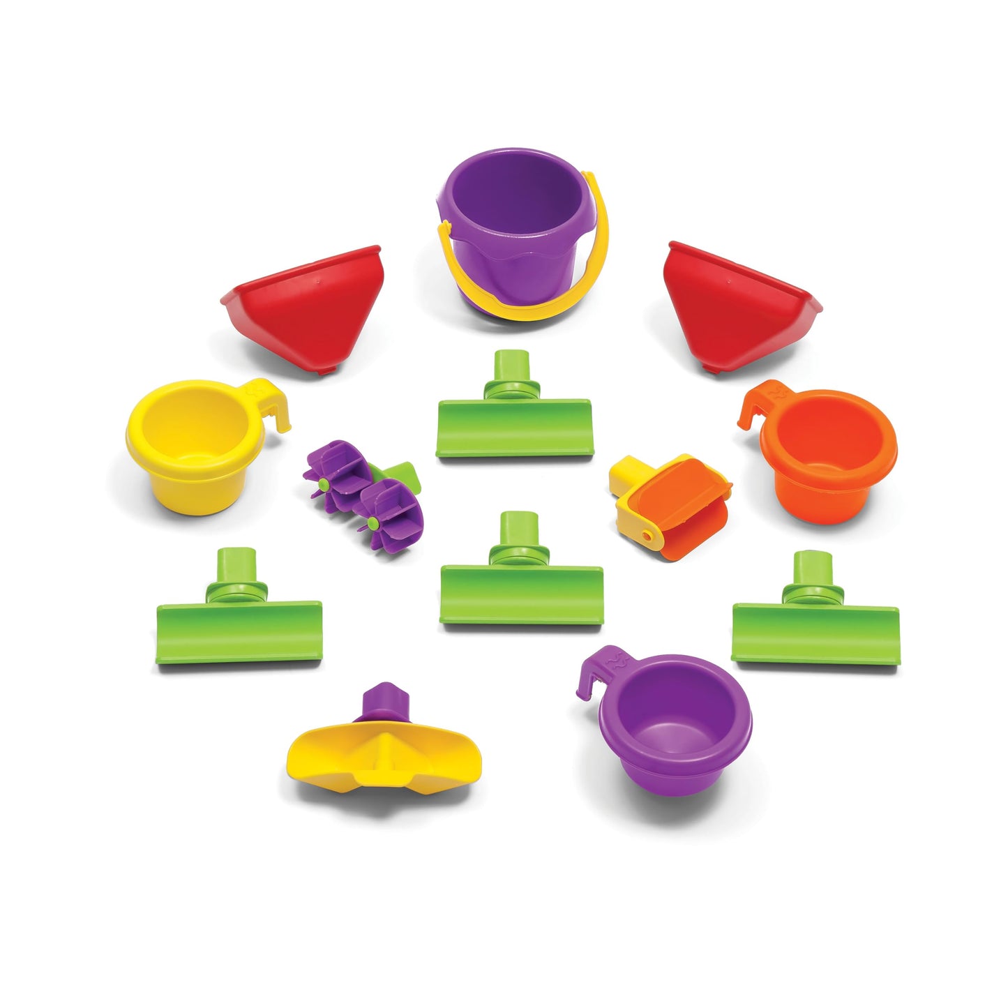 Step2 Waterfall Discovery Wall, Kids Double-Sided Water and Sand Activity Sensory Table, Summer Outdoor Toys, 13 Piece Toy Accessories, For Toddlers 1.5+ Years Old