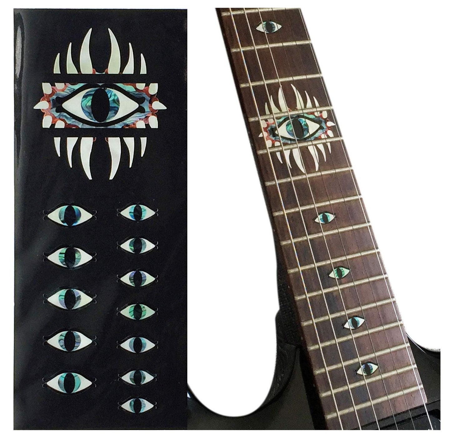 Jockomo Emblem 12th Position Mark Guitar Inlay Sticker Mystic Eye