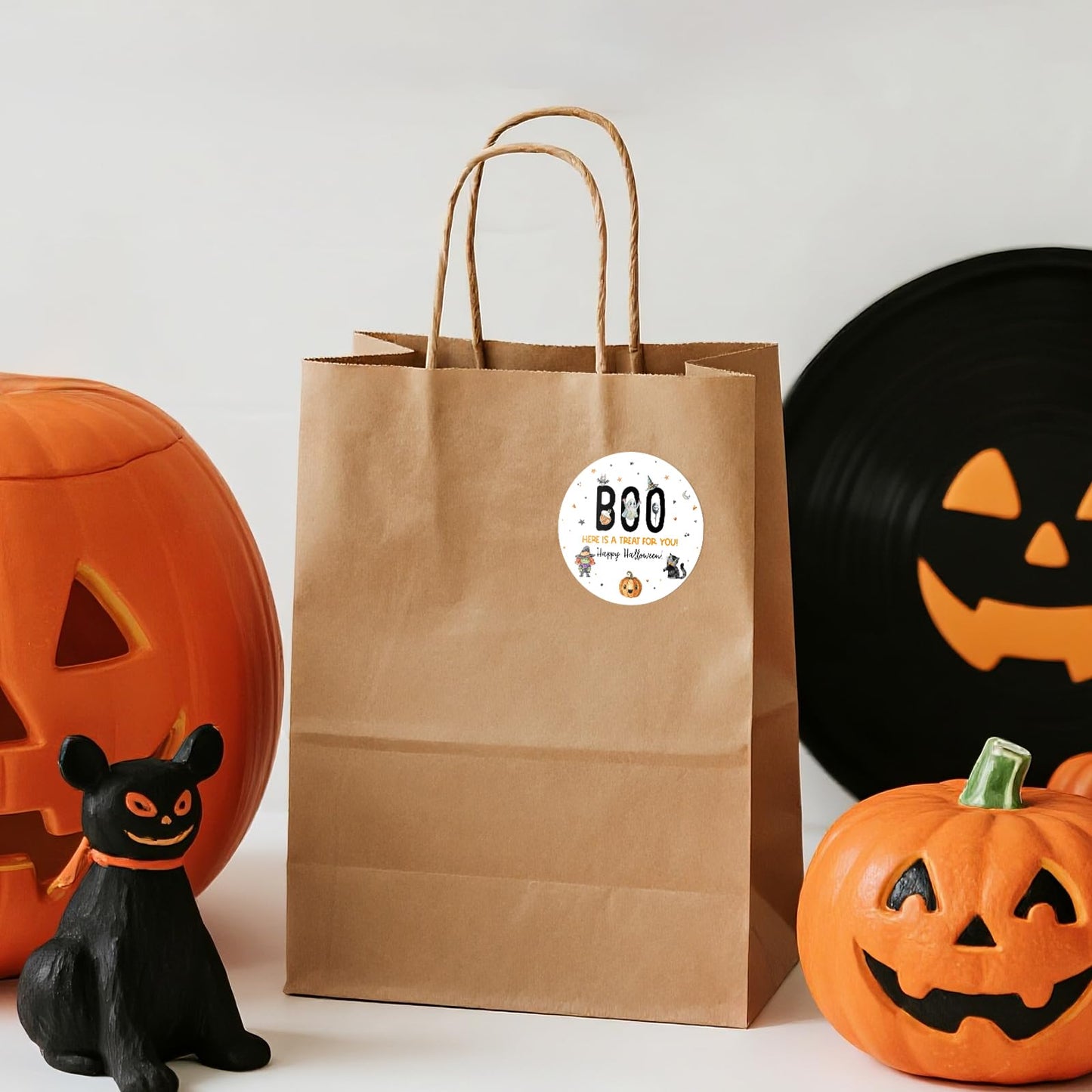 Anwyll 1000Pcs Halloween Stickers + 60Pcs Halloween Labels Gift Stickers