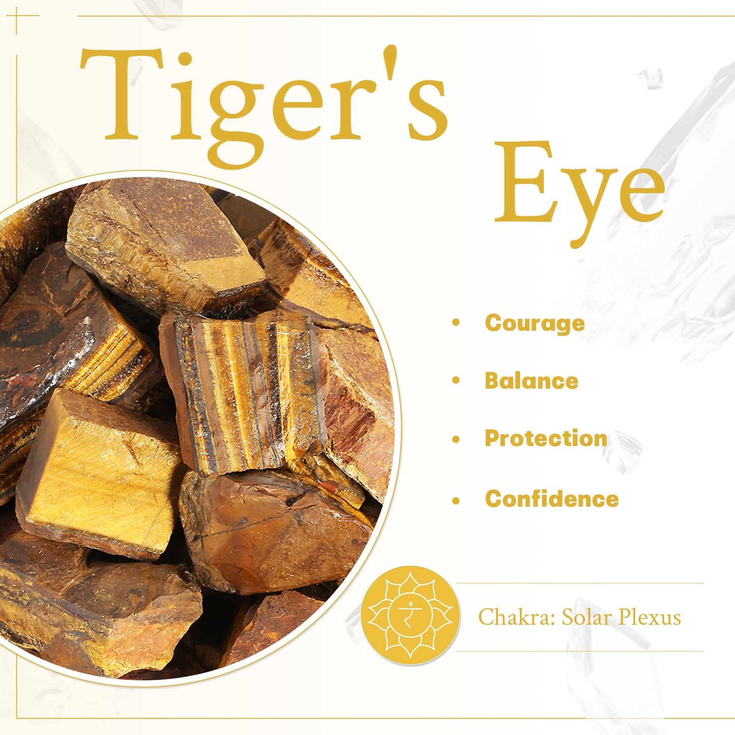 mookaitedecor 1 lb Bulk Natural Tiger's Eye Raw Crystals Rough Stones for Tumbling,Cabbing,Polishing,Wire Wrapping,Wicca & Reiki Crystal Healing
