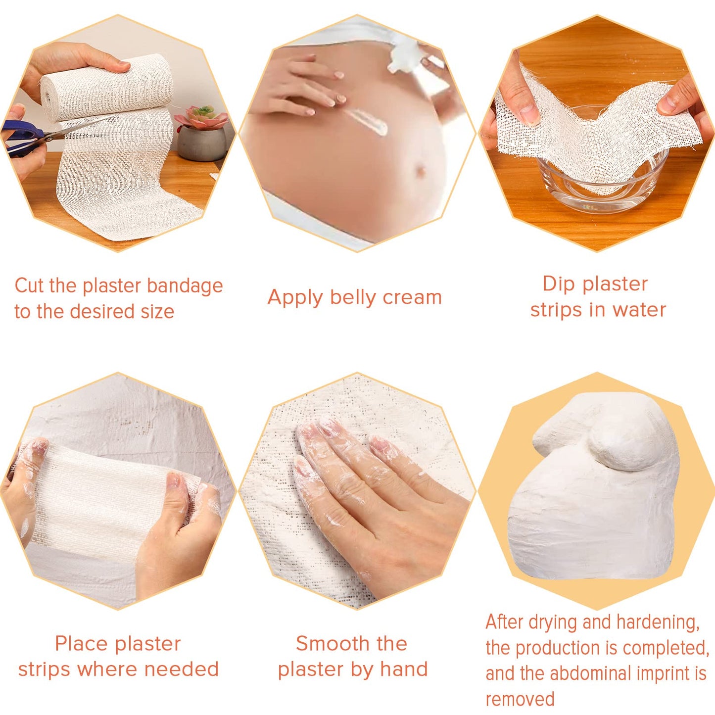 45ft - 211ft Plaster Cloth Rolls White Gauze Strips Wrap Bandages for Craft Belly Cast Mask Making Body Molds Scenery Art(4inch x 91 Feet, White)