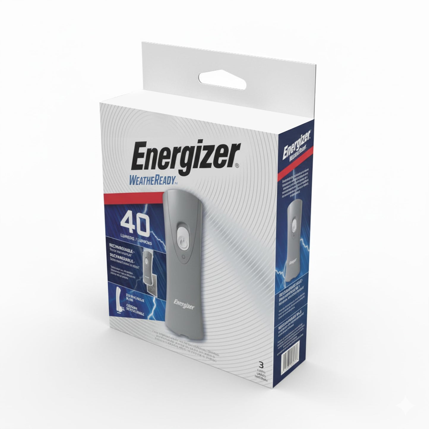 Energizer Auto-On LED Flashlights Rechargeable (3-Pack) for Home Power Failure, Plug in LED Flashlight for Power Outage, Night Light, Hurricane Preparedness