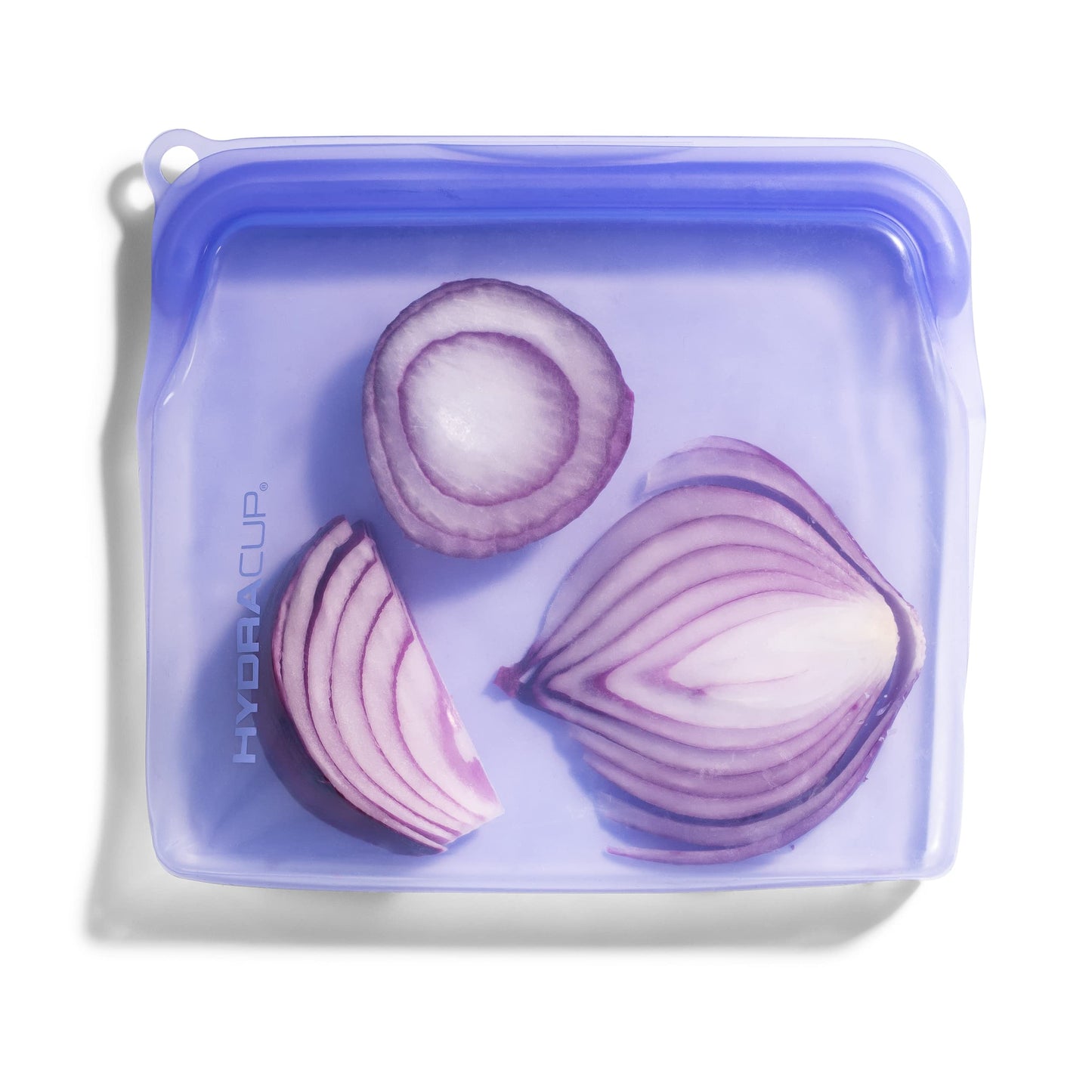 Hydra Cup Reusable Silicone Storage Bags [6 PACK] Food Storage Container, 30 ounces, Press to Lock, Stash Snacks & Meal Prep, Sandwich Size, Microwave & Dishwasher Safe