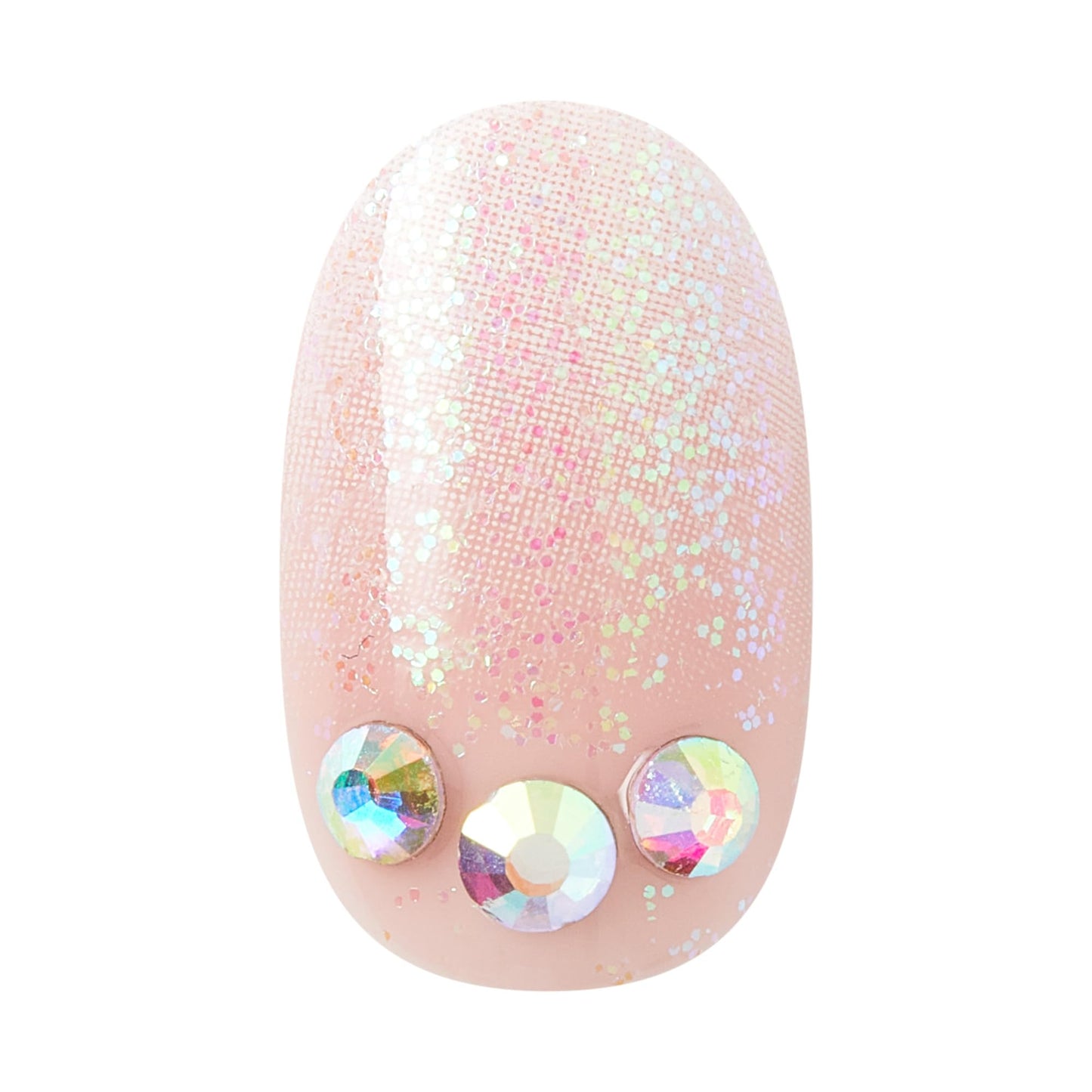 Kiss Impress No Glue Mani Press On Nails, Design, 'Even Better', Pink, Short Size, Oval Shape, Includes 30 Nails, Prep Pad, Instructions Sheet, 1 Manicure Stick, 1 Mini File