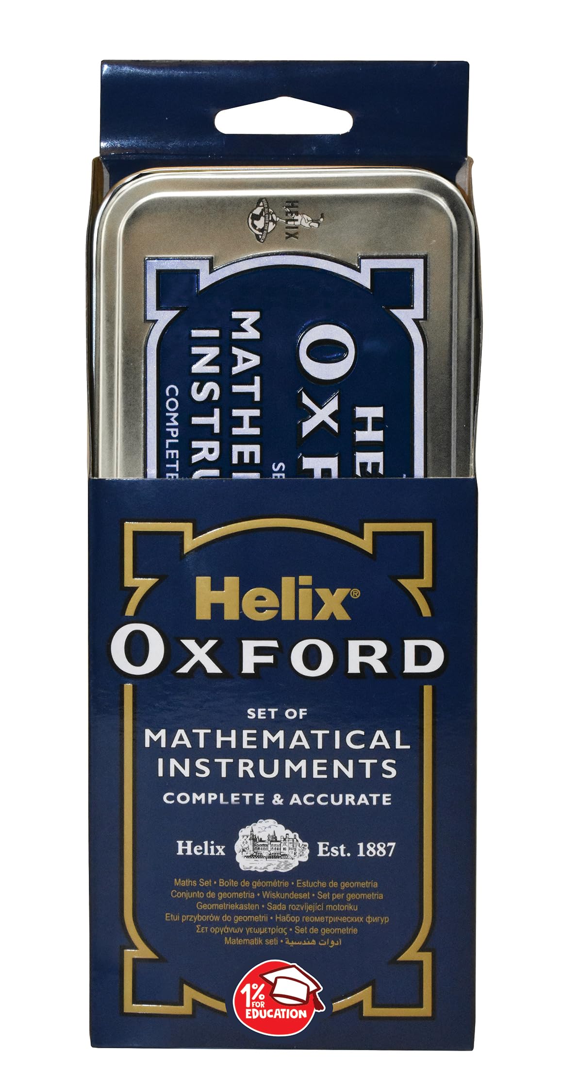Helix Oxford Maths Set with Storage Tin