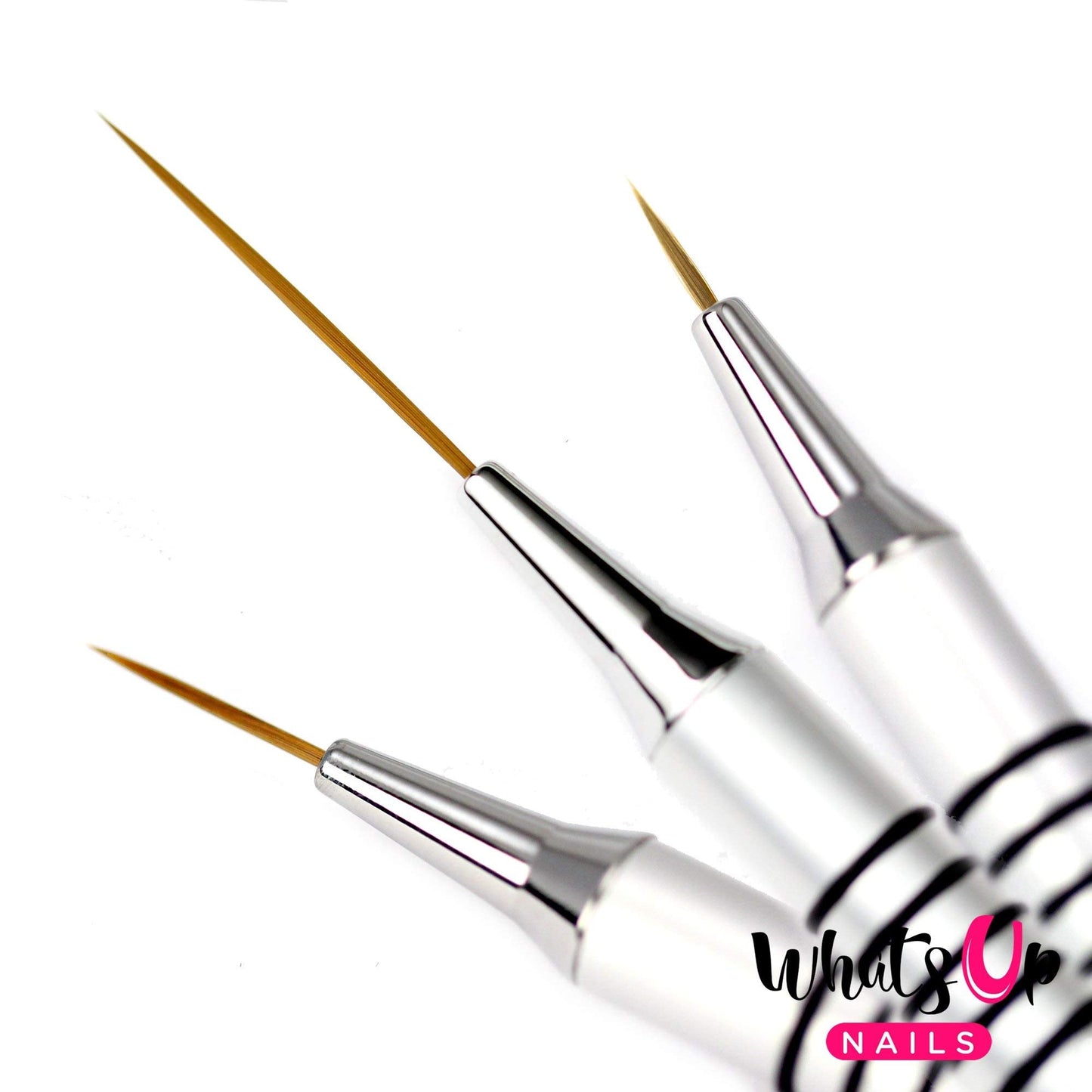 Whats Up Nails - Pure Color Brushes 3 Pack (#10, #9, #12 Brushes)