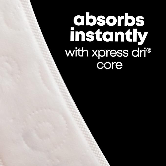 U by Kotex Panty Liners, Clean & Secure, Light Absorbency, Extra Coverage, 112 Count (Packaging May Vary)
