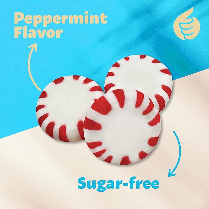 Sugar-Free Starlight Mints | 1-Pound Pack | Peppermint Hard Candy