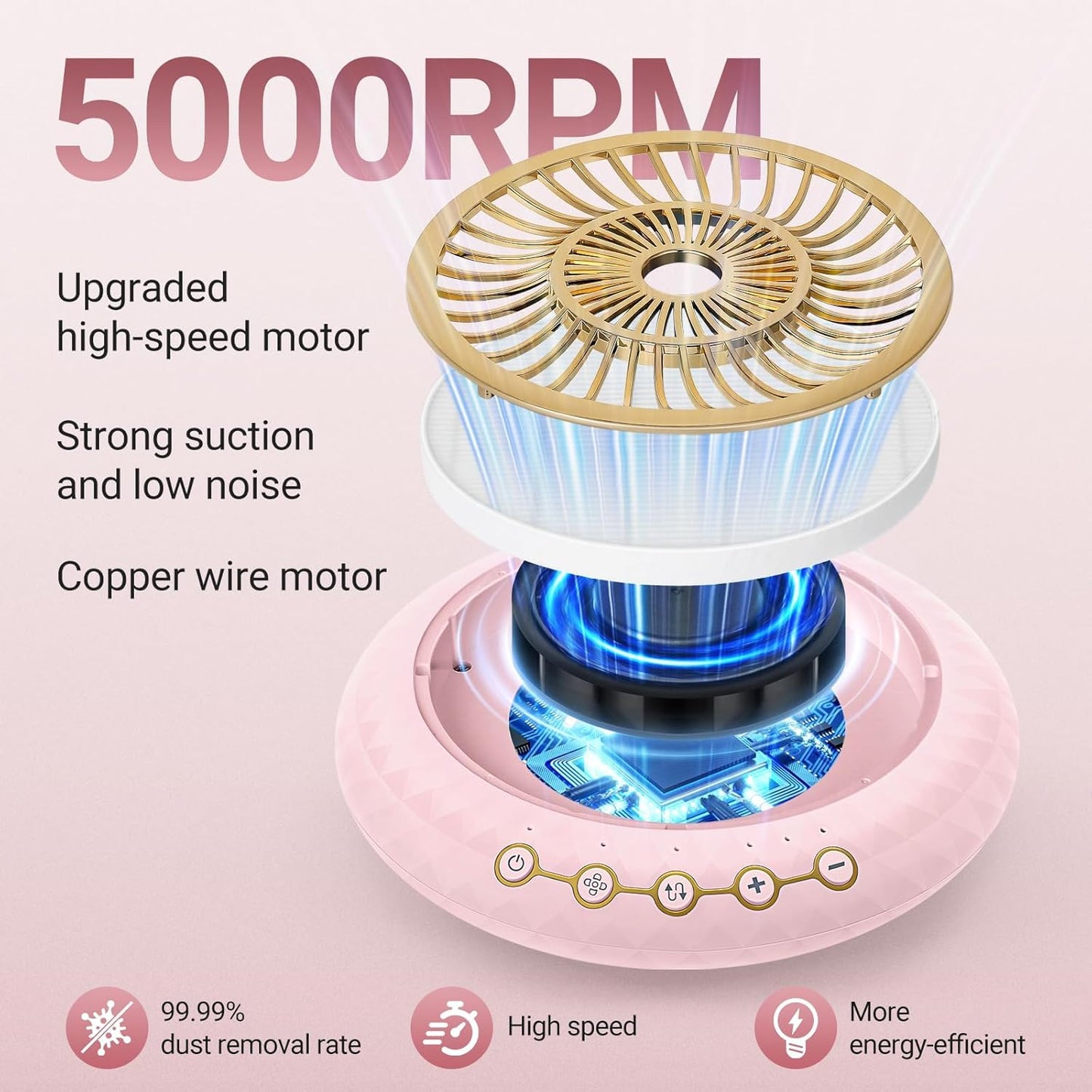 YLYYCC 2 in 1 Nail Dust Collector Quiet, 5000RPM Vacuum Fan Extractor with Reusable Filter & 30000RPM Electric Nail Drill File Professional with 6 Bits - Home/Salon Use, Pros Tech & Beginners