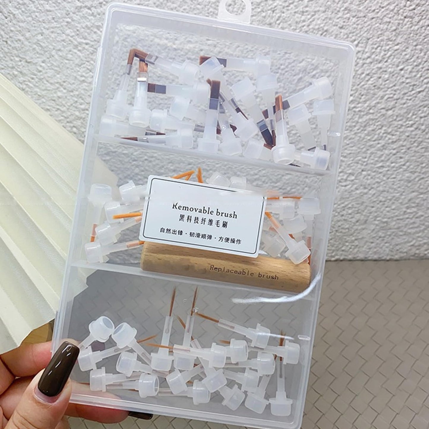 40/60 Pieces Nails Brush Replacement Heads Accesories Suitable For Various Manicure Needs In Salons Or Home Use