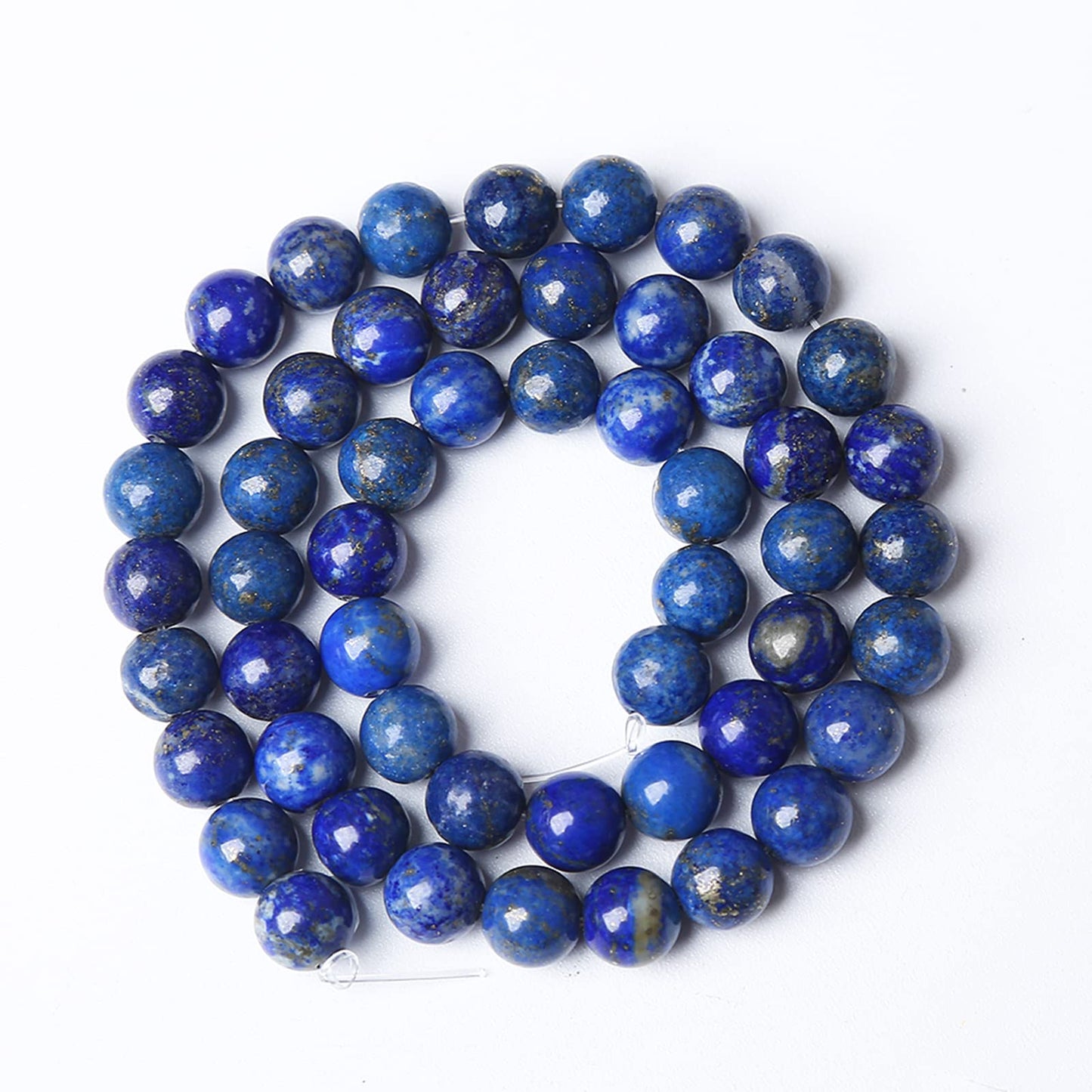 AAA+ Natural Lapis Lazuli Gemstone Beads 6mm 60PCS Round Loose Stone Beads for Jewelry Making DIY Bracelets Necklace Earrings