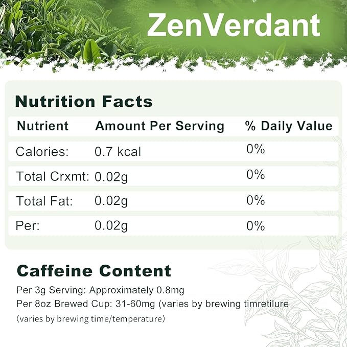 ZenVerdant Premium Breakfast Tea Loose Leaf, 8oz | Smooth Rock Tea Base, Floral Notes, Caramel Sweet Aftertaste, Smooth & Non-Bitter | 3+ Steeps
