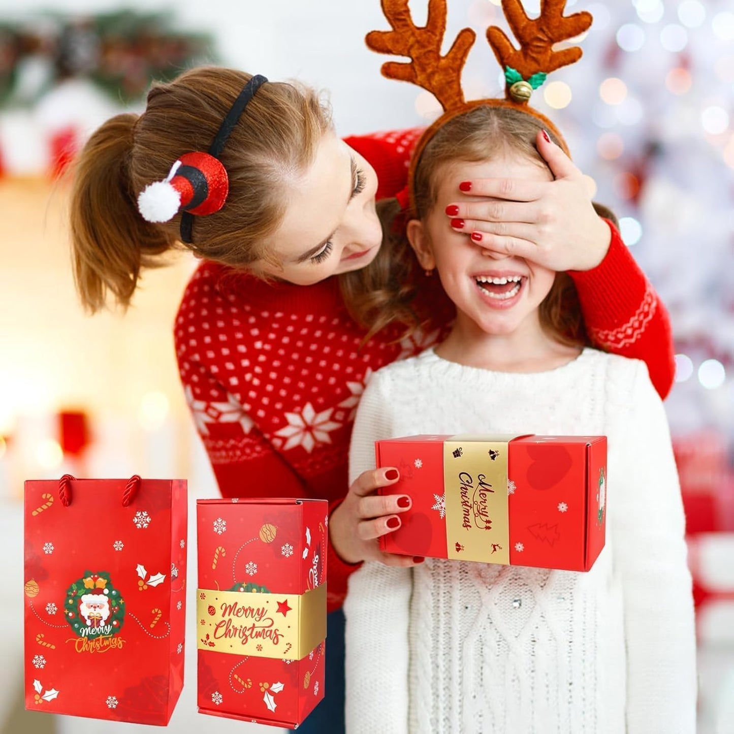 16pcs Surprise Gift Box Explosion for Money, Surprise Envelope Gift Box - Folding Pop-Up Explosion Box for Money, Surprise Pop Up Money Box for Merry (Red)