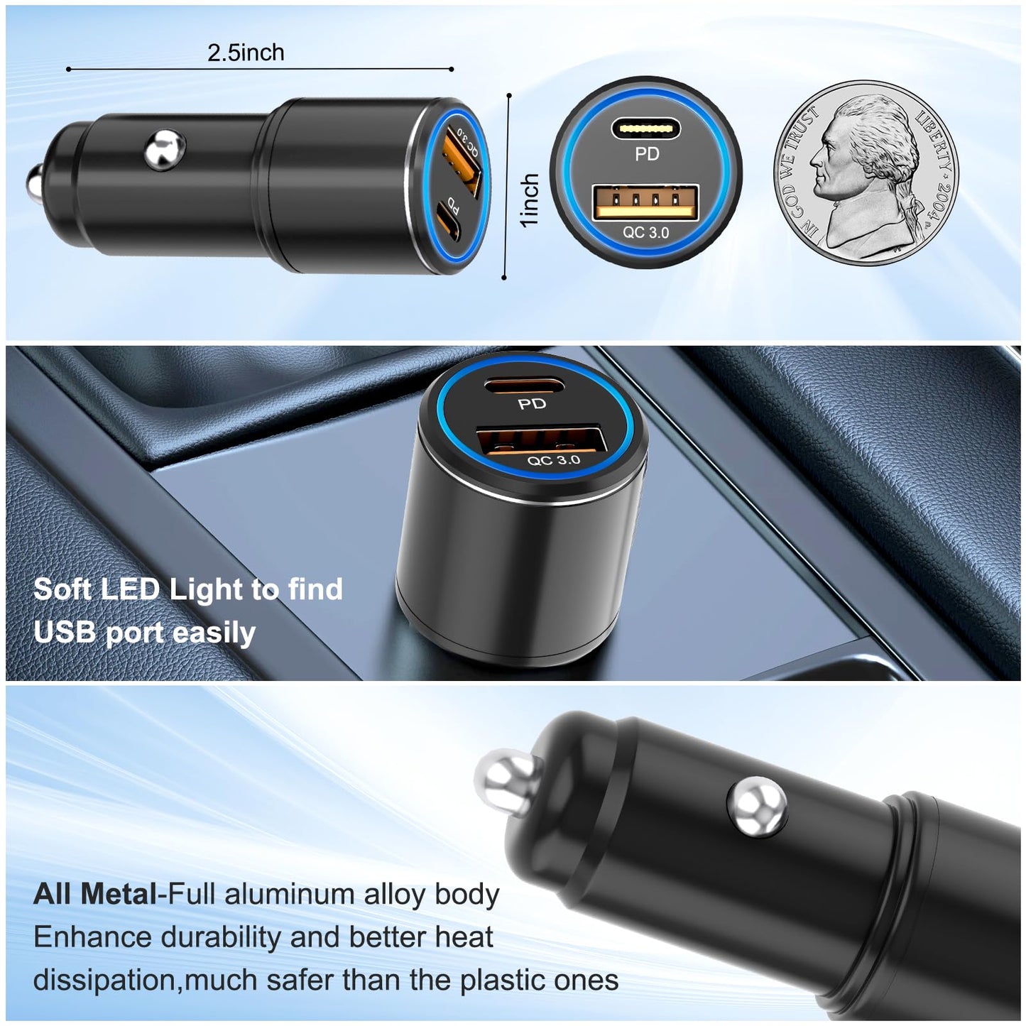 Samsung Super Fast Charger Type C Kit,25W PD USB C Wall/Car Charger for Samsung Galaxy S26/S25/S24/S23/S22/Plus/Ultra/FE/Note 20/10/A71,2020/2018 Pad Pro/Air,with 2X USB C-to-C Cable(6.6ft)
