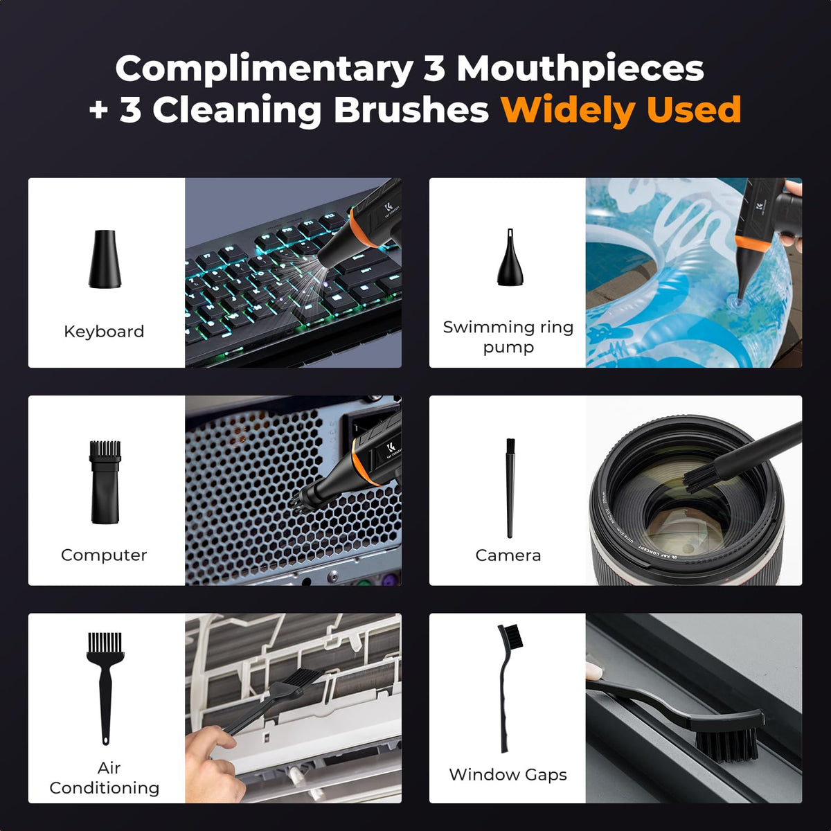 Long Lasting Compressed Air Duster