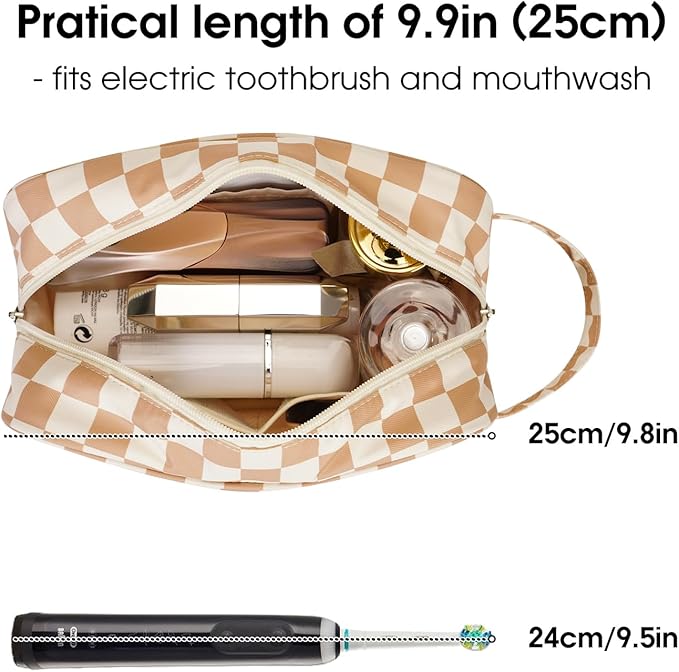 Narwey Travel Toiletry Bag for Women Traveling Dopp Kit Men Travel Bag for Toiletries Cosmetic Bag Makeup Bag Medicine Bag for Traveling
