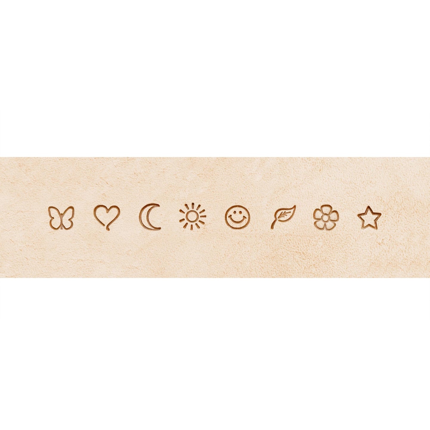 Realeather Leathercraft Kit, Funtime Stamp Set
