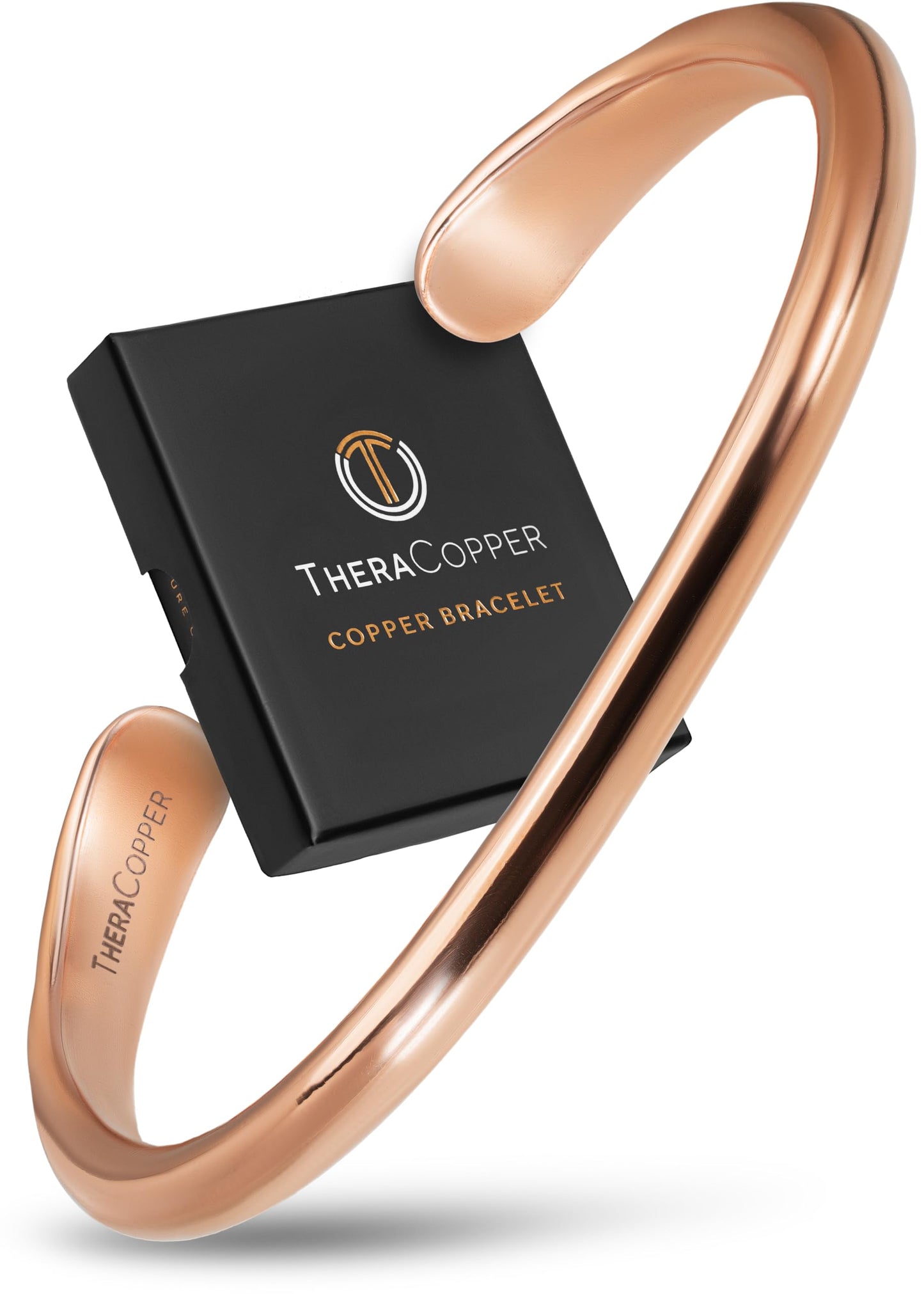 TheraCopper Copper Bracelet for Men & Women — 100% Pure Copper Bracelets — Raw, Solid & Uncoated Authentic Handmade Tibetan Bracelet Cuff Bangles (Barrel)