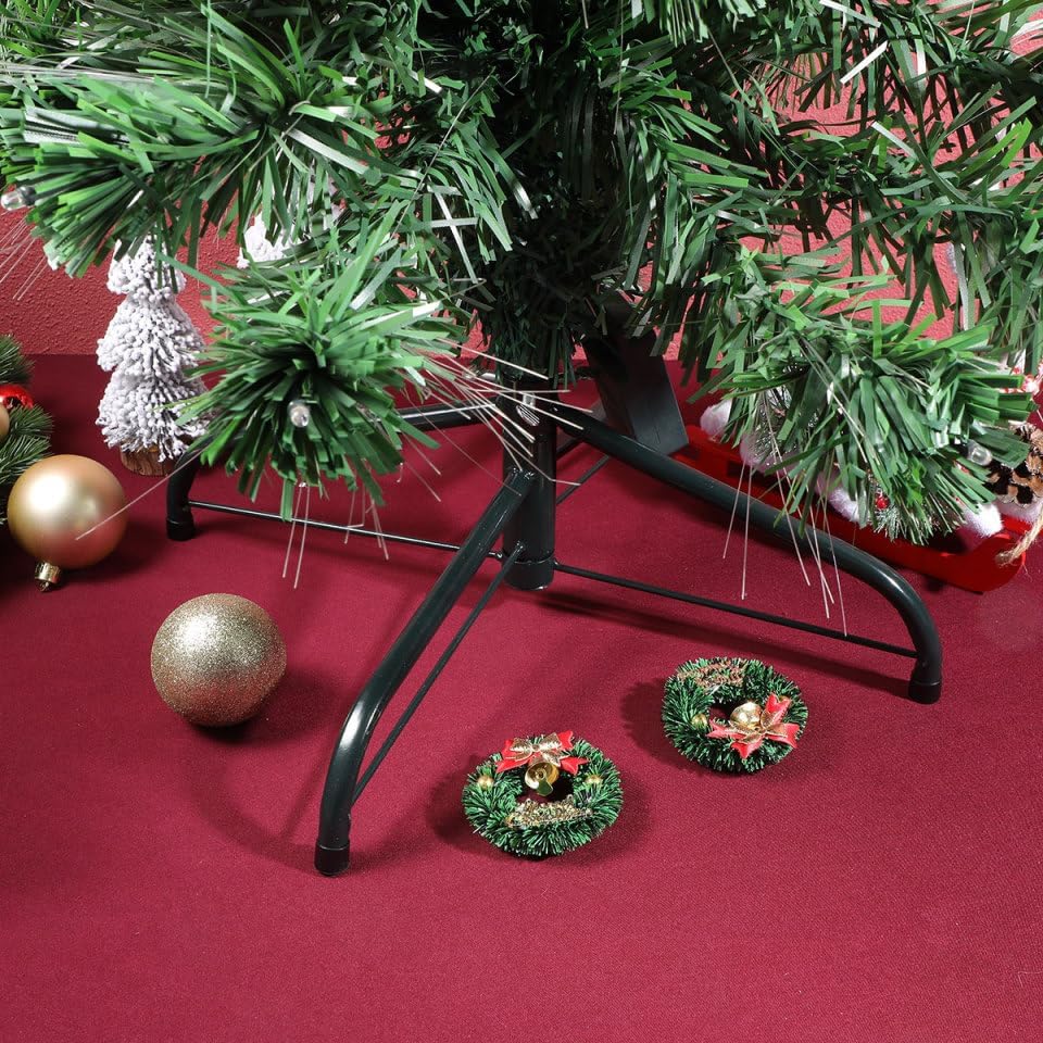 Operitacx Christmas Tree Stand, Replacement Christmas Tree Base Iron Christmas Tree Stands Xmas Tree Stand Base for Artificial Trees Fits Tree Trunks Up to 0.7 Inches