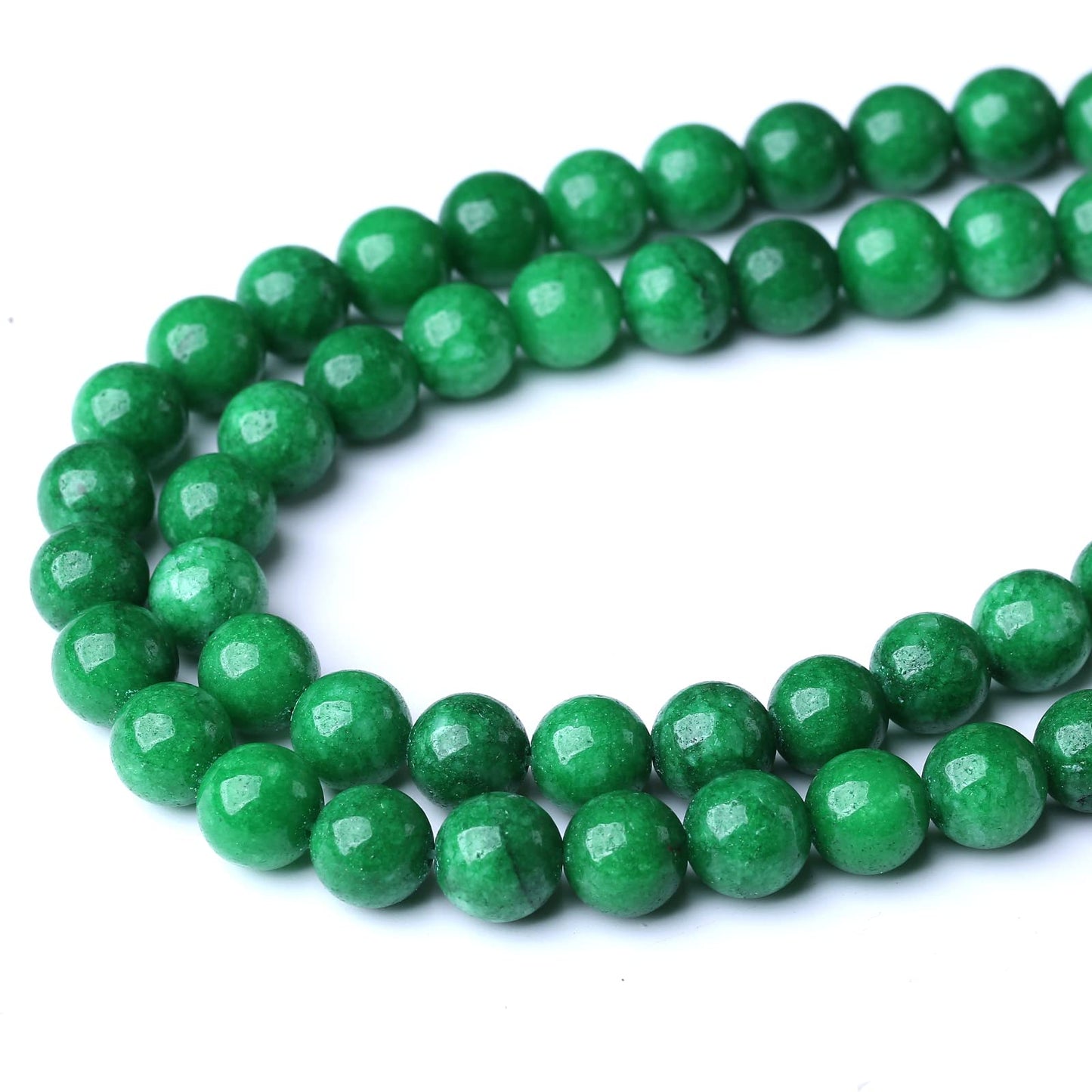 90PCS 4MM Dry Green Jasper Stone Beads Natural Gemstone Bead Crystal Healing Energy Jewelry Making DIY 15 inches