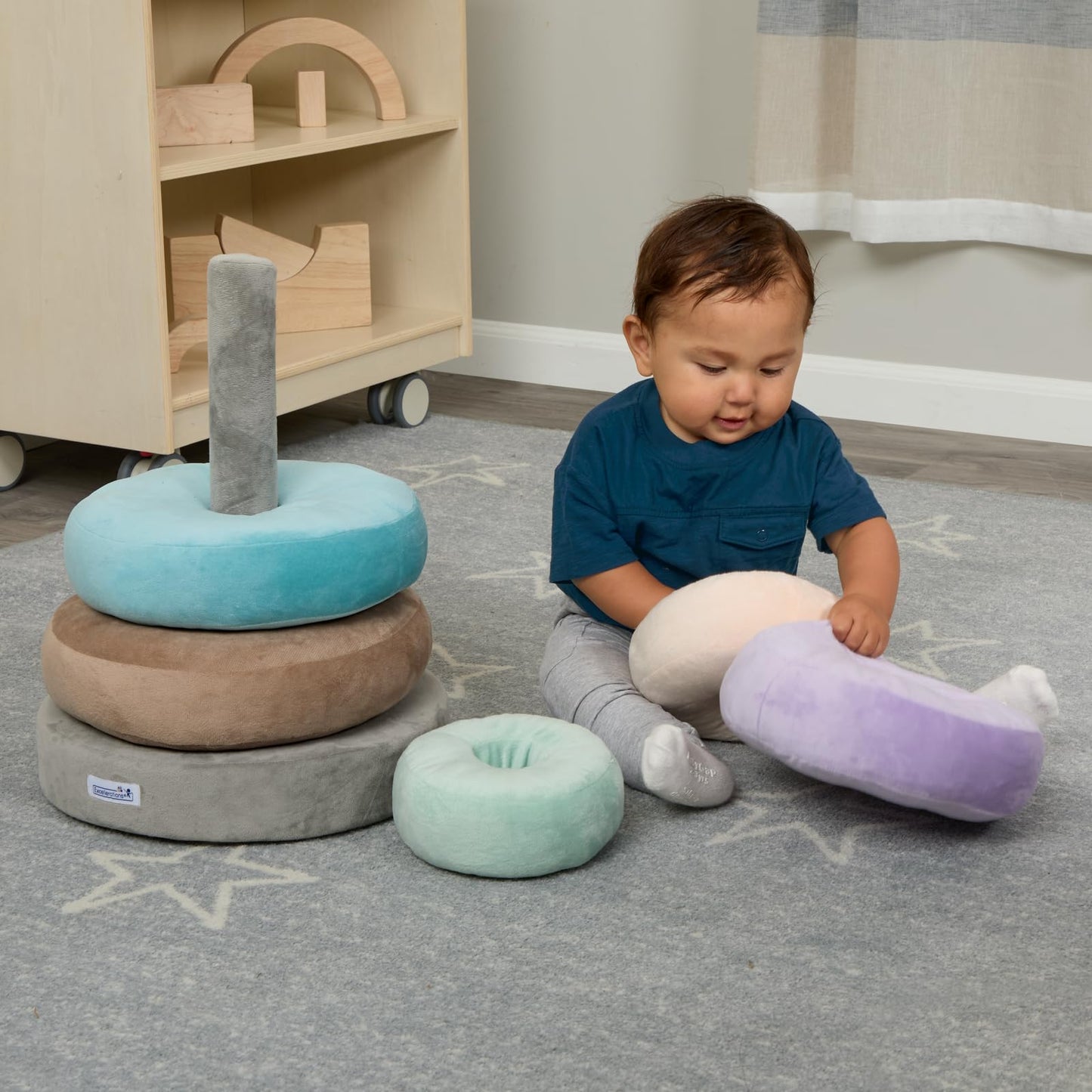 Excellerations TenderTots Calming Giant Plush Stacking Ring