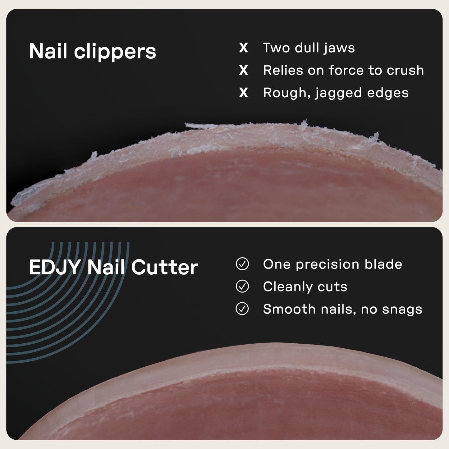 EDJY Toenail Cutter - Precision Stainless Steel Nail Cutter for Toenails | Sharp Blade, Ergonomic Design, Durable & Rust-Resistant | Ideal for Large and Thick Nails | EDJY Blue