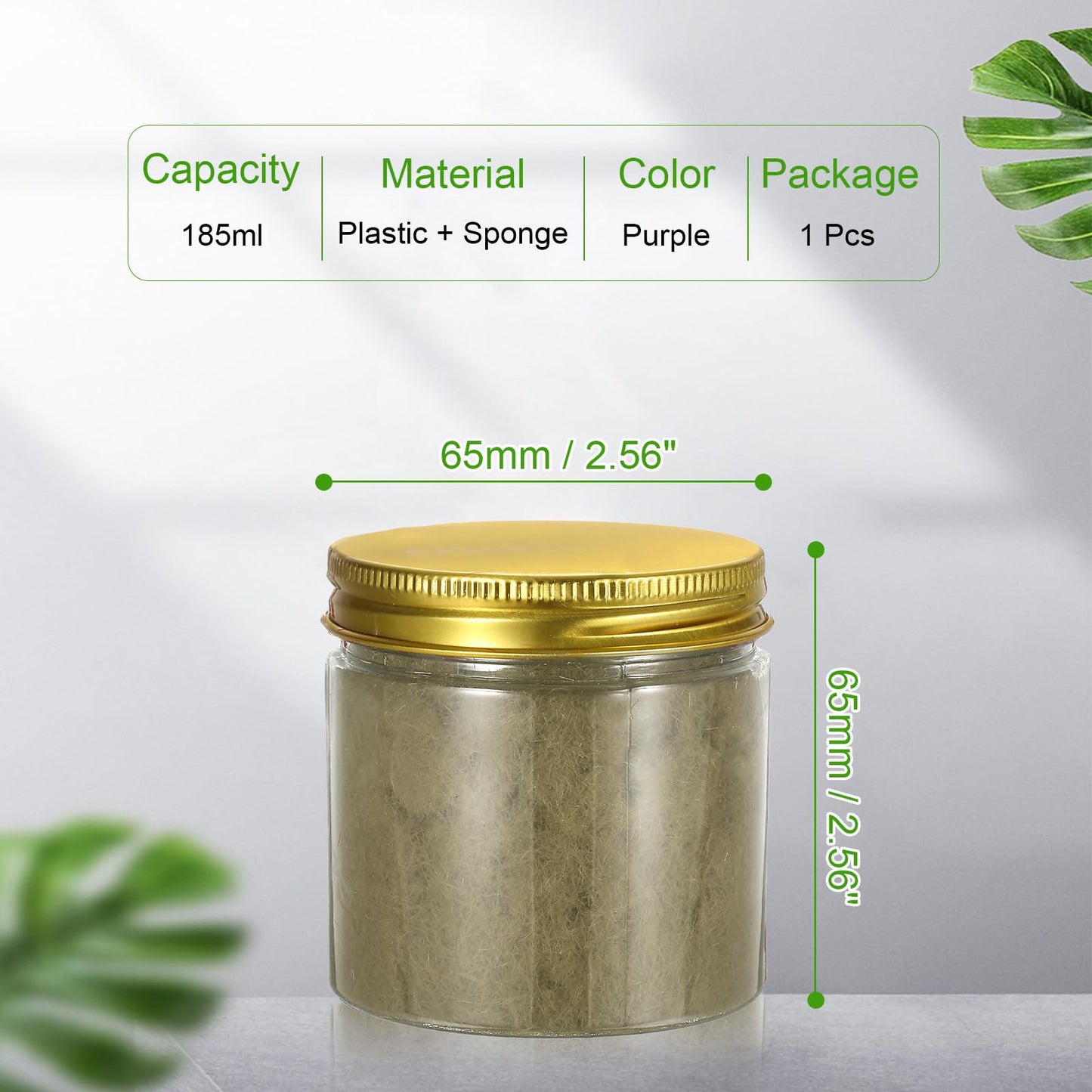 CoCud Model Grass Terrain Powder, 185ml Capacity, Fake Miniature Flower Grass Tree 5mm Nylon Flaxen - (Applications: DIY Dollhouse Fairy Garden Model Railway Landscape)