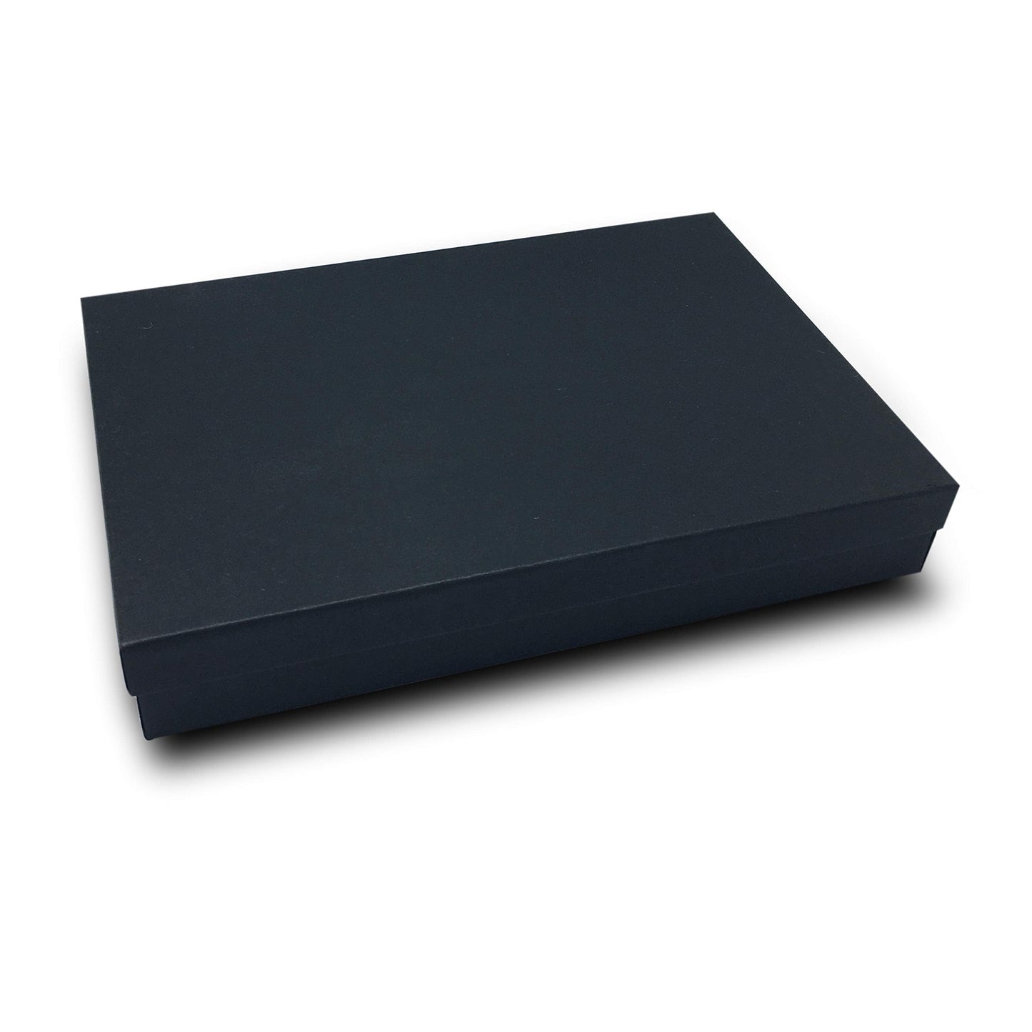 TheDisplayGuys - 25-Pack #53 Cotton Filled Cardboard Paper Jewelry Boxes Gift Case - Matte Black (5.4" x 3.9" x 1.0") - for Shipping or Storage