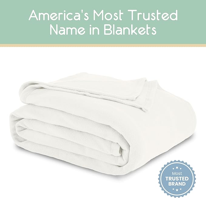 Queen Size Microfleece Blanket | Supersoft Lightweight Throw Blanket | All-Season Comfort | Plush Pet-Friendly Throw for Bed, Couch or Travel