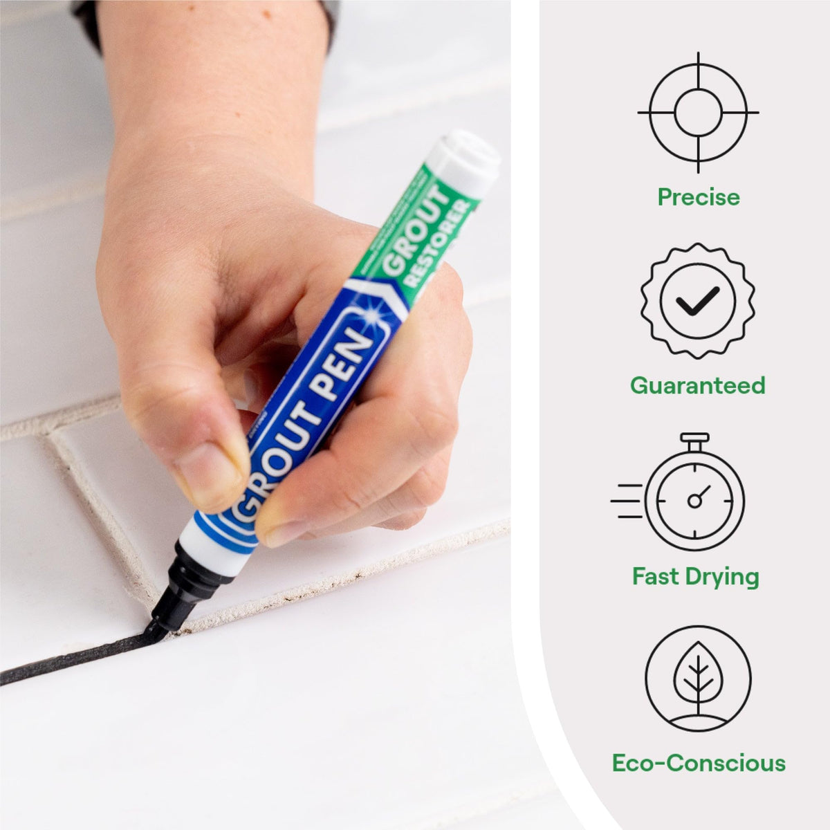 Grout Pen Black Tile Grout Paint Marker (3 Count)