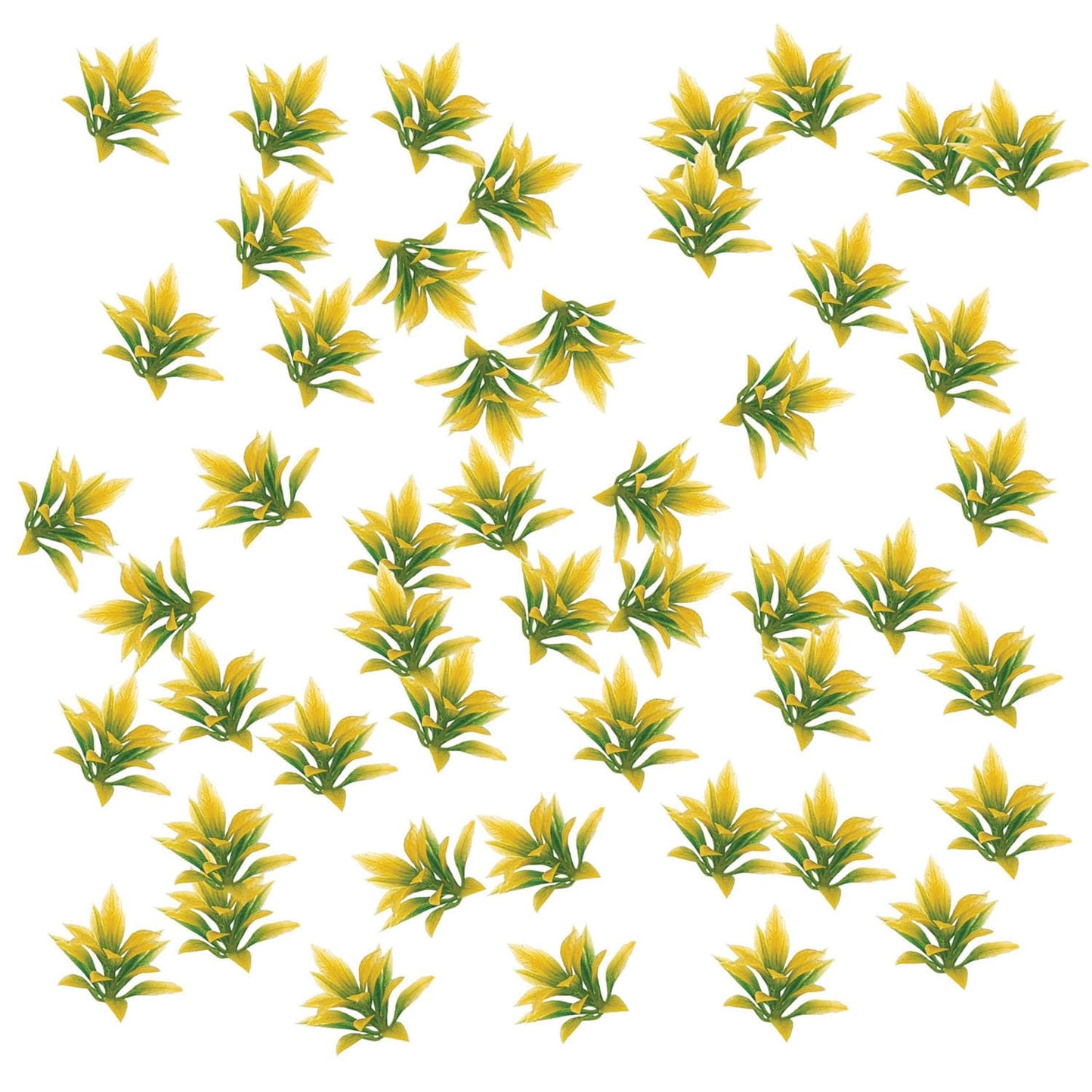 OrgMemory Mini Model Grass, 200 Pcs, Mixed Model Plants, Miniature Plants for School Project DIY Miniature Colorful Flower