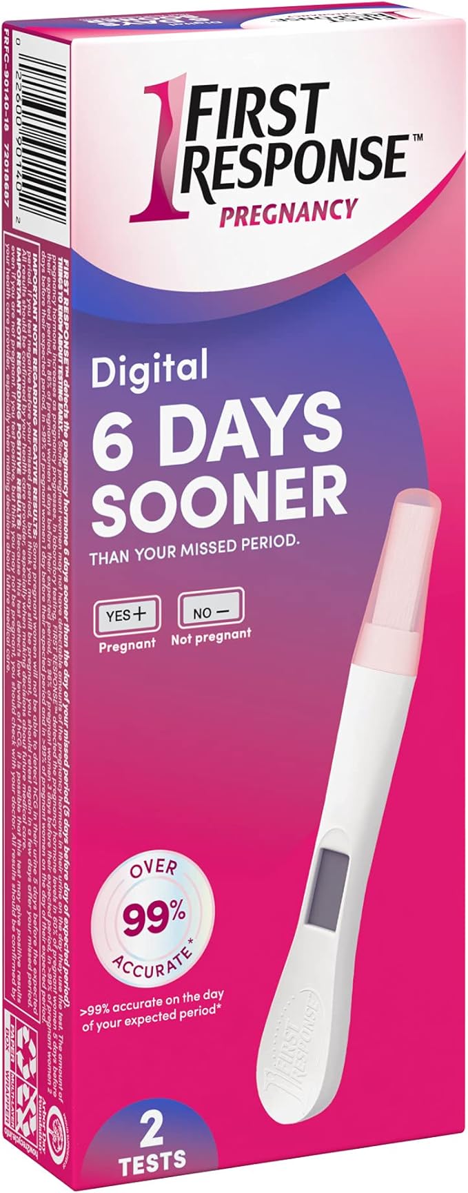 First Response Gold Digital Pregnancy Test, 4 Pack
